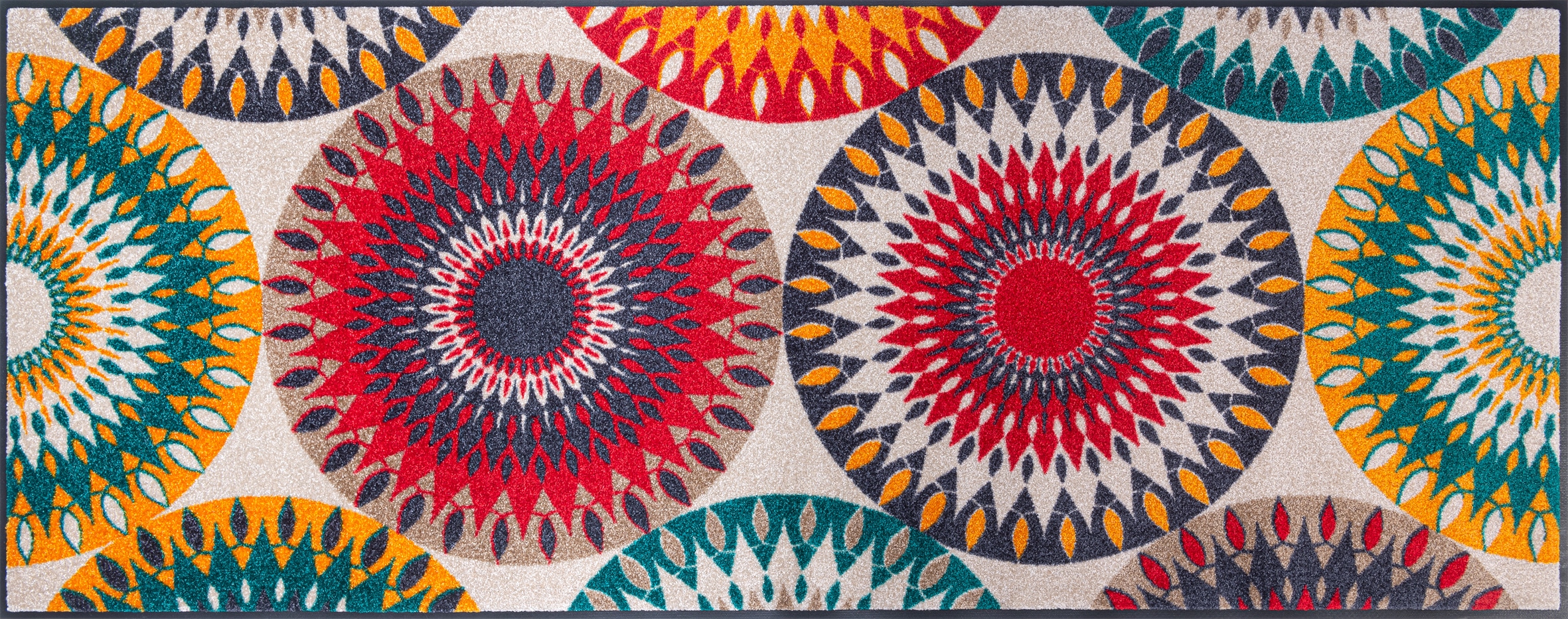 Image of wash+dry by Kleen-Tex Teppich "Whirlwinds" rechteckig 7 mm Höhe