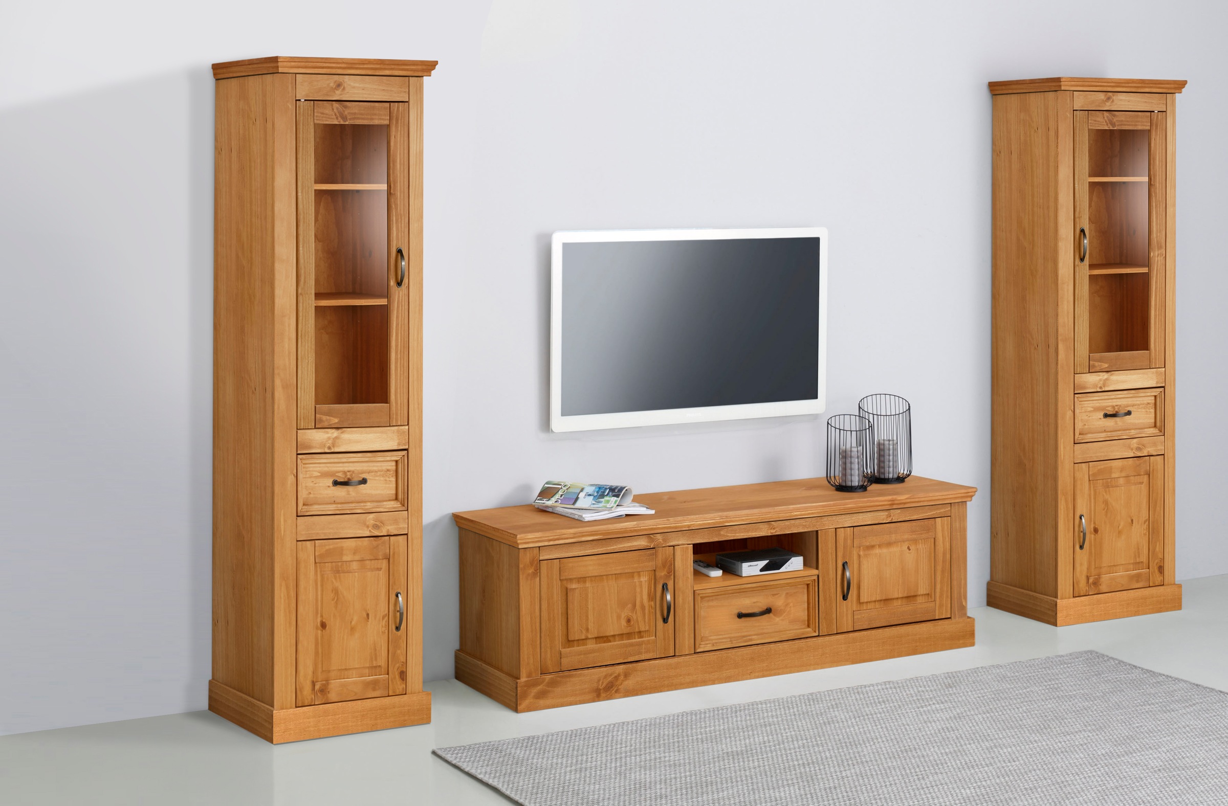 Image of GOODproduct Wohnwand "Selma" Set, 3 Stk. tlg.
