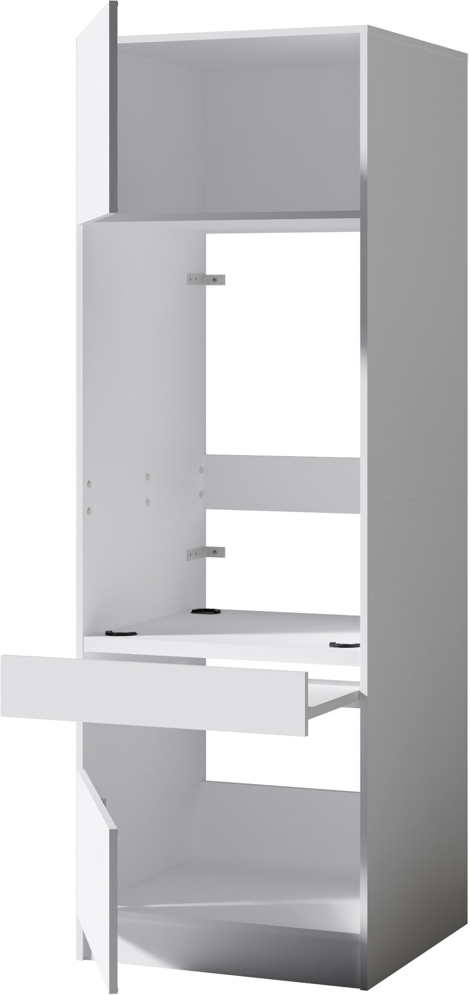 BASIC by Balculina Armoire pour machine à laver »Washhome B/T/H 68x200x68 cm« 1 cuis tlg. largeur 68cm, plateau extensible