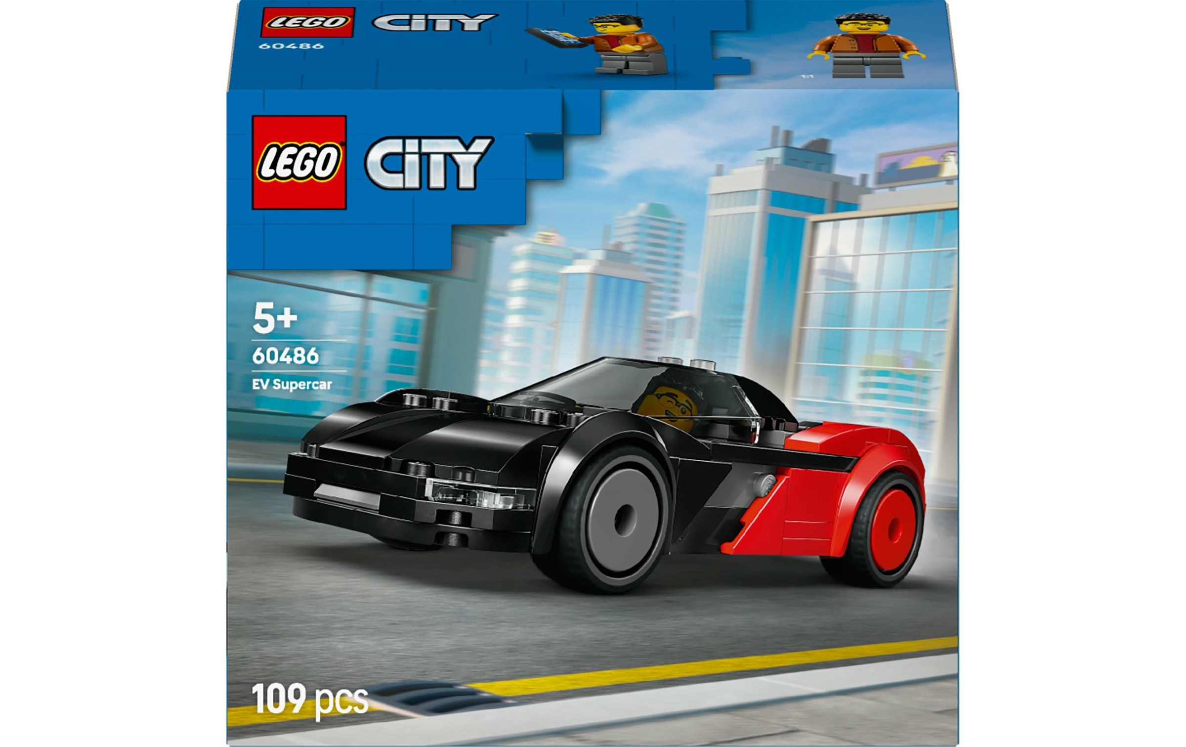 Image of Konstruktionsspielsteine "City Elektro-Supersportwagen 60486" Kategorie: Fahrzeug