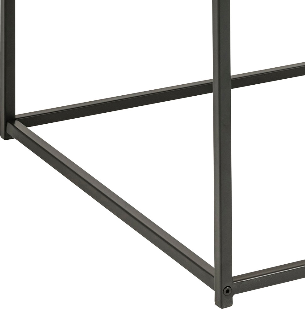 ACTONA GROUP Couchtisch Metallgestell im modernen Industrie-Look, quadratisch, Breite 60 cm