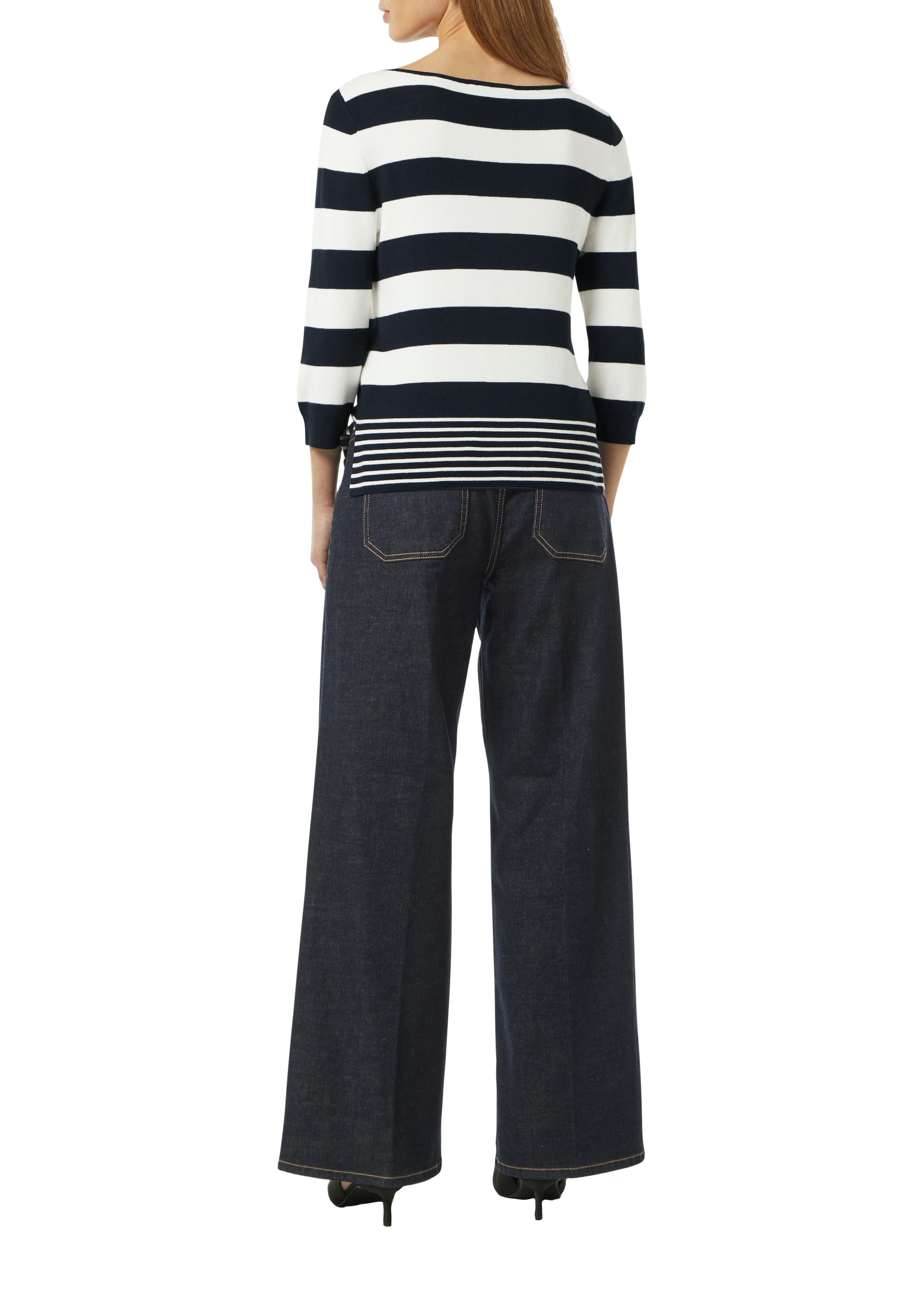 Comma Strickpullover im Streifen-Design