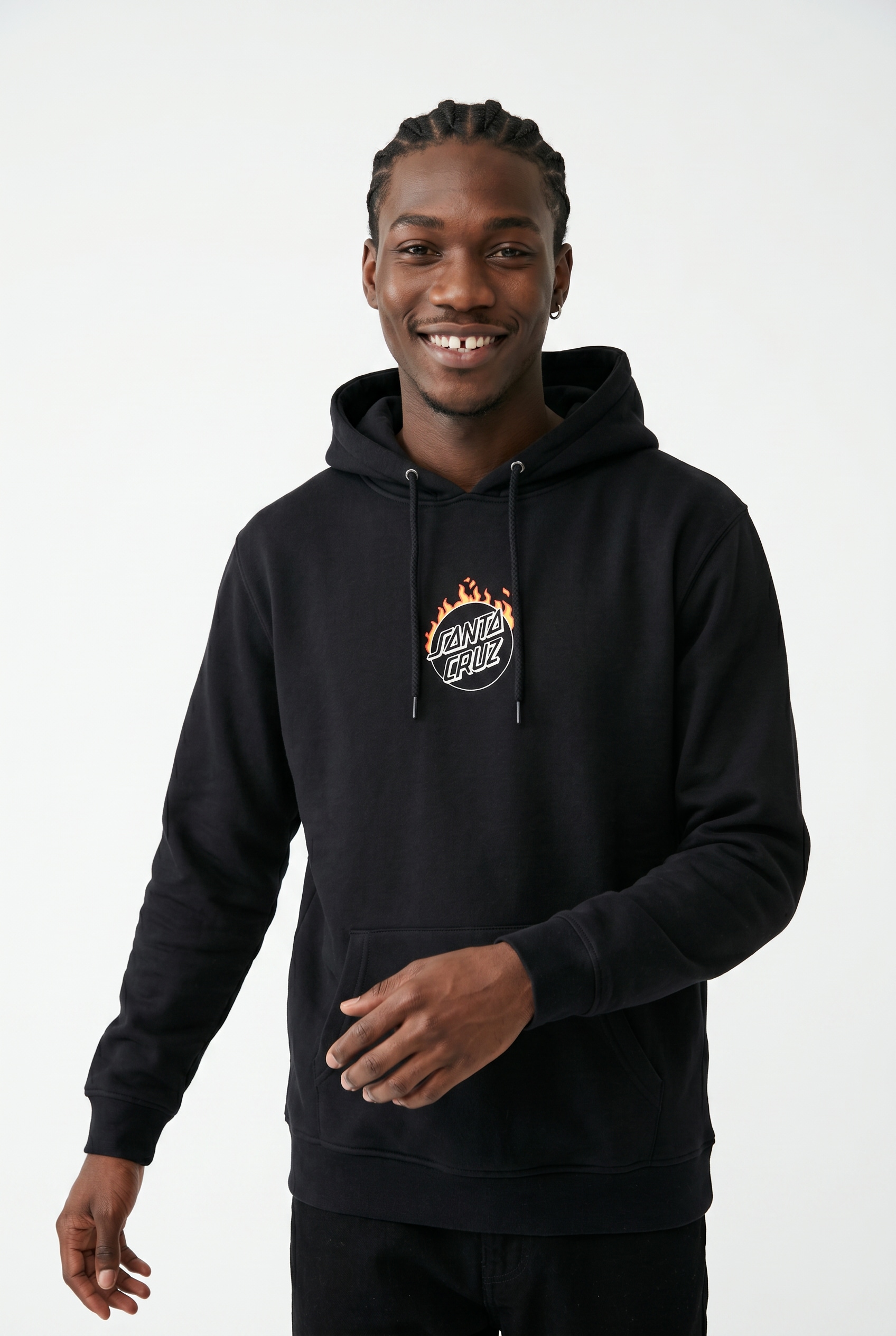 Image of Santa Cruz Hoodie "BURNT OPUS FRONT HOOD"
