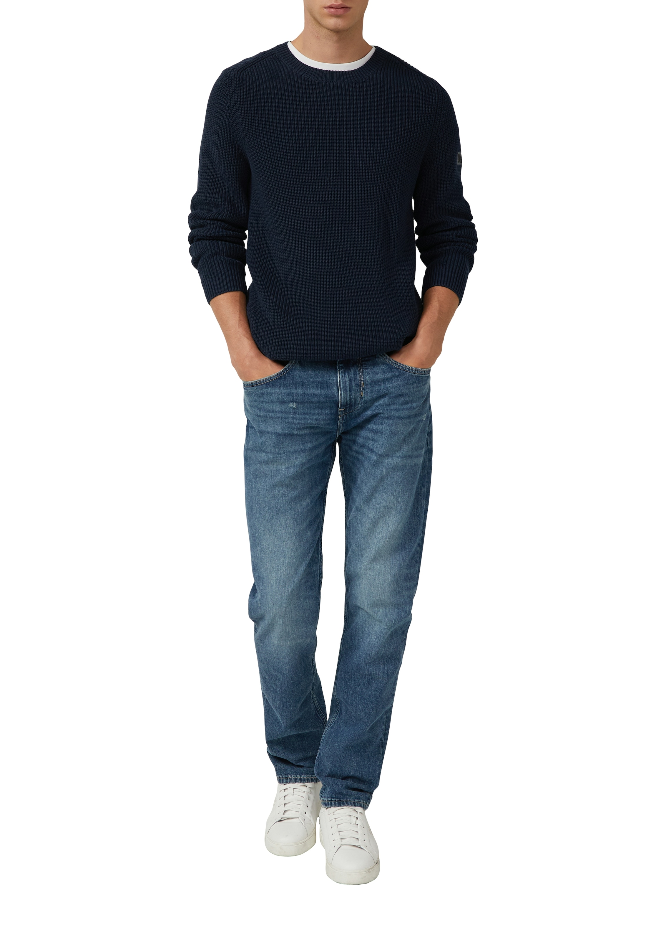 s.Oliver Strickpullover mit Rippbündchen