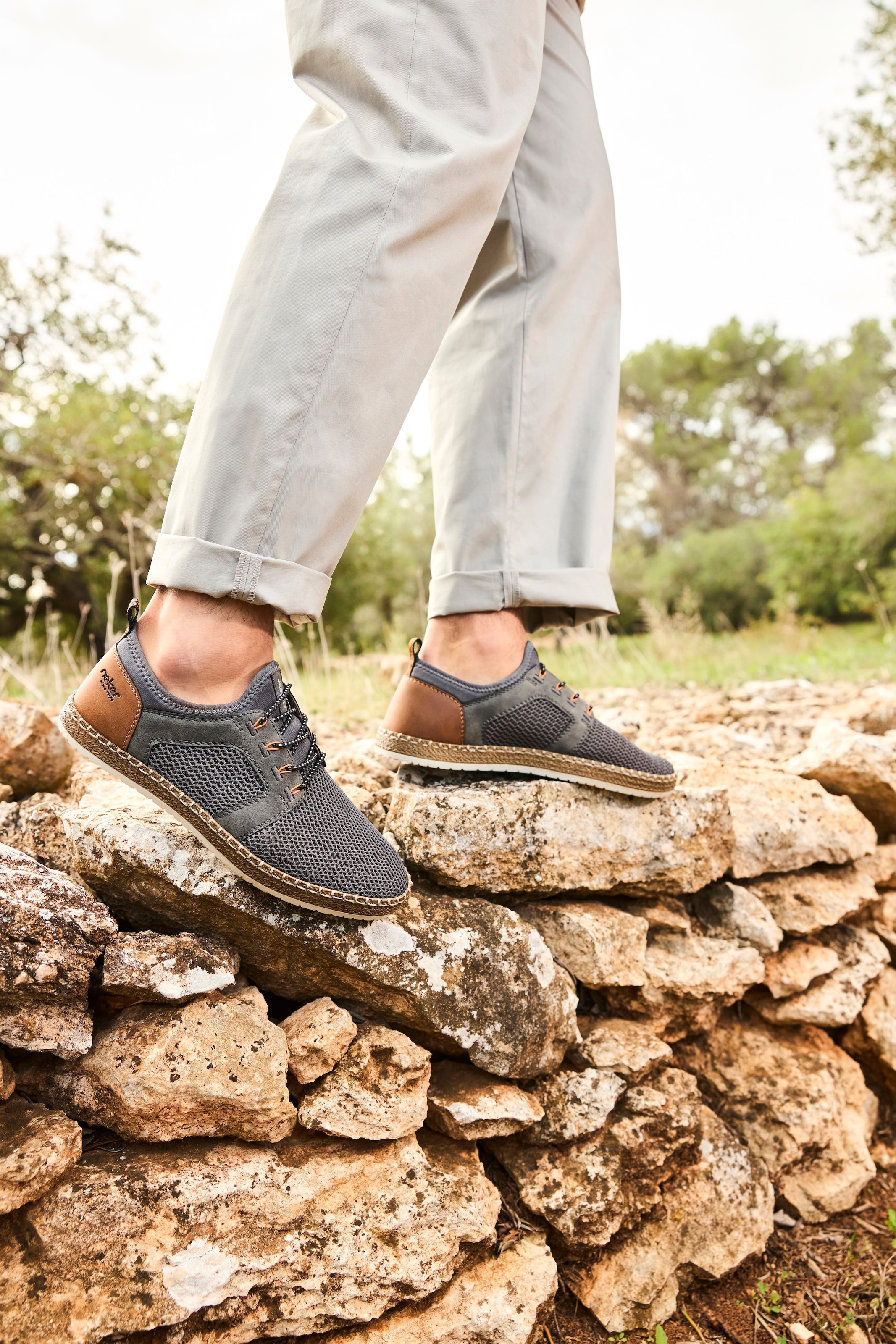 Rieker Baskets slip-on  Schlupfschuh, Slipper, Freizeitschuh, elastischer Einstieg, Gummizug