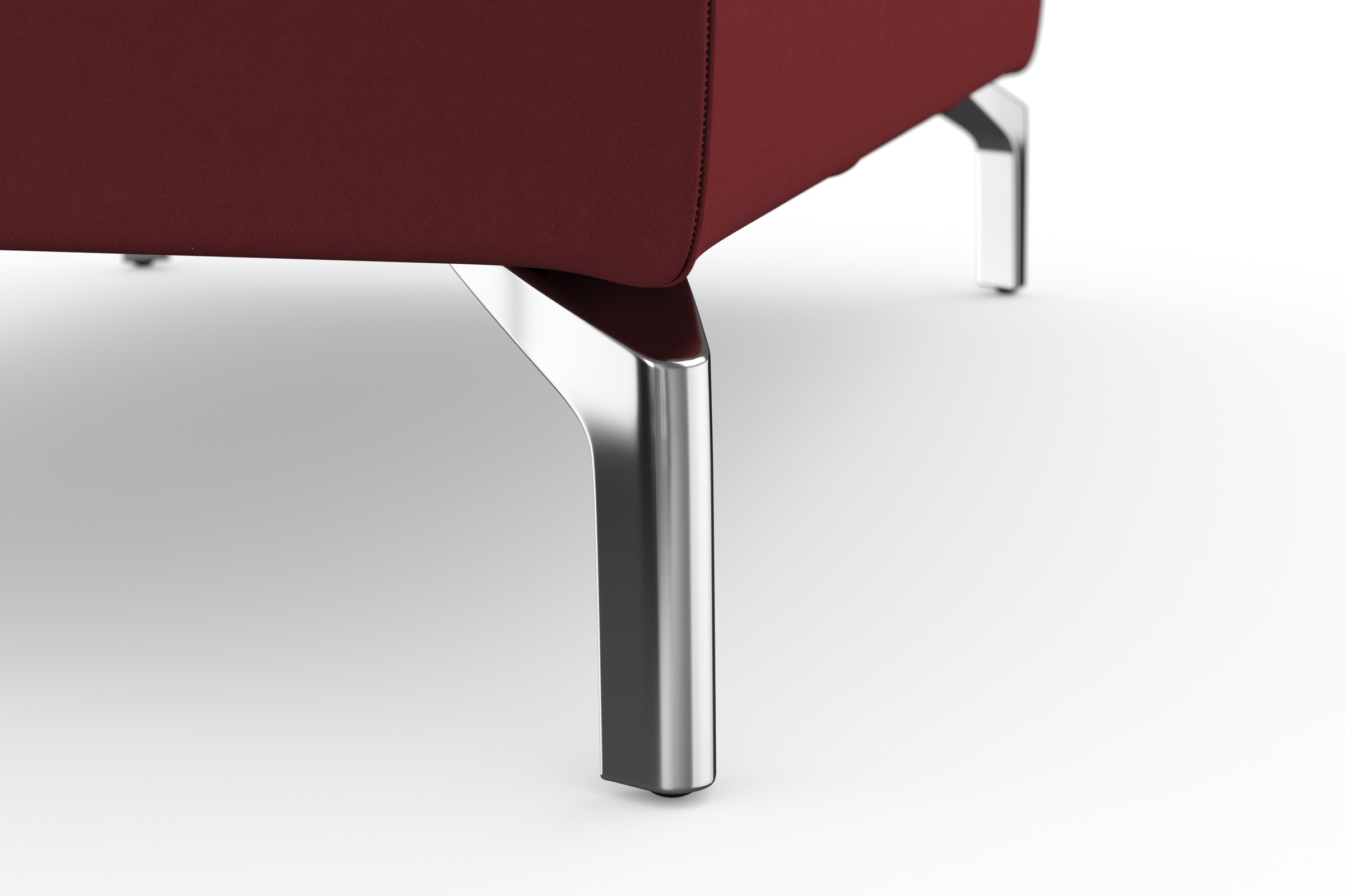 sit&more Hocker »Bendigo«, mit Klappfunktion, Bodenfreiheit 15 cm, wahlweise in 2 Fussfarben