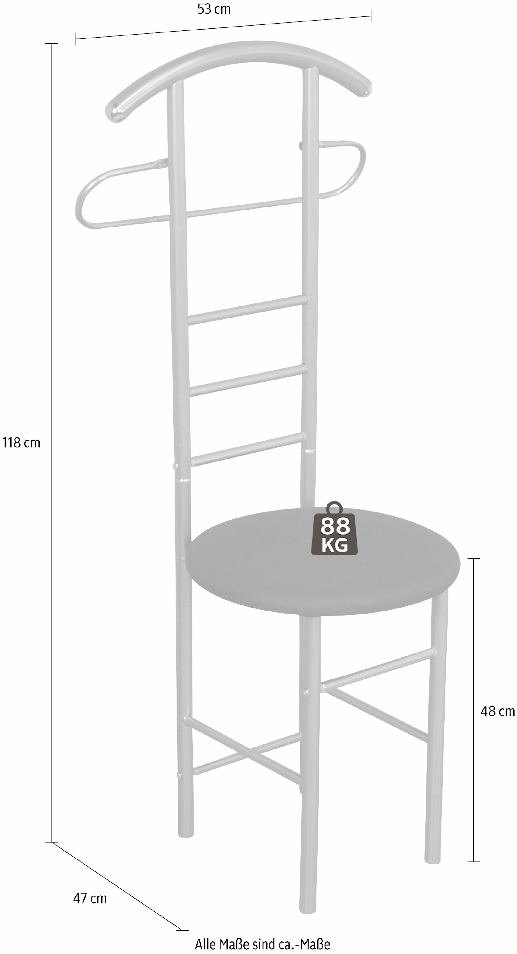 INOSIGN Herrendiener »TOPSELLER!«, (Kleiderständer), Masse (B/T/H): 53/47/118 cm