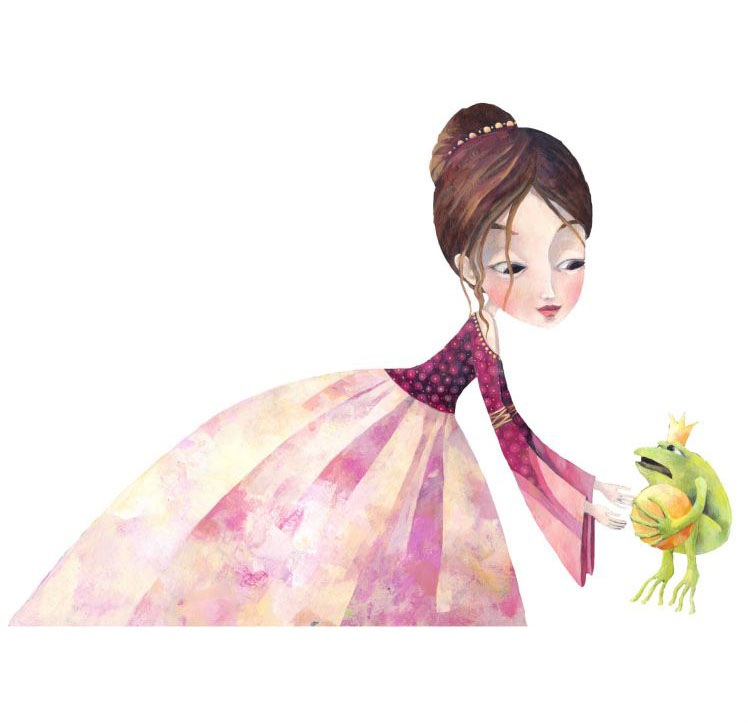 Image of Wall-Art Wandtattoo »Märchenhaft Der Froschkönig«, (1 St.) bei Ackermann Versand Schweiz