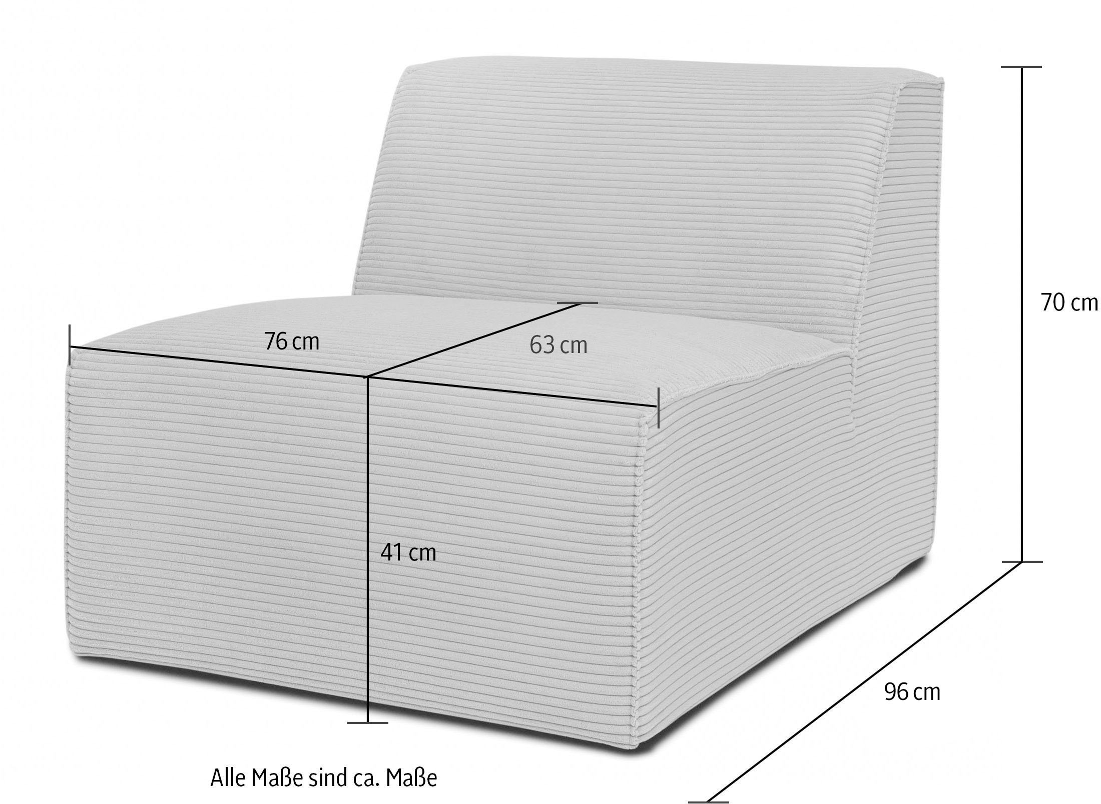 GOODproduct Sofaelement »Clayton« in einem trendigen Cord-Bezug