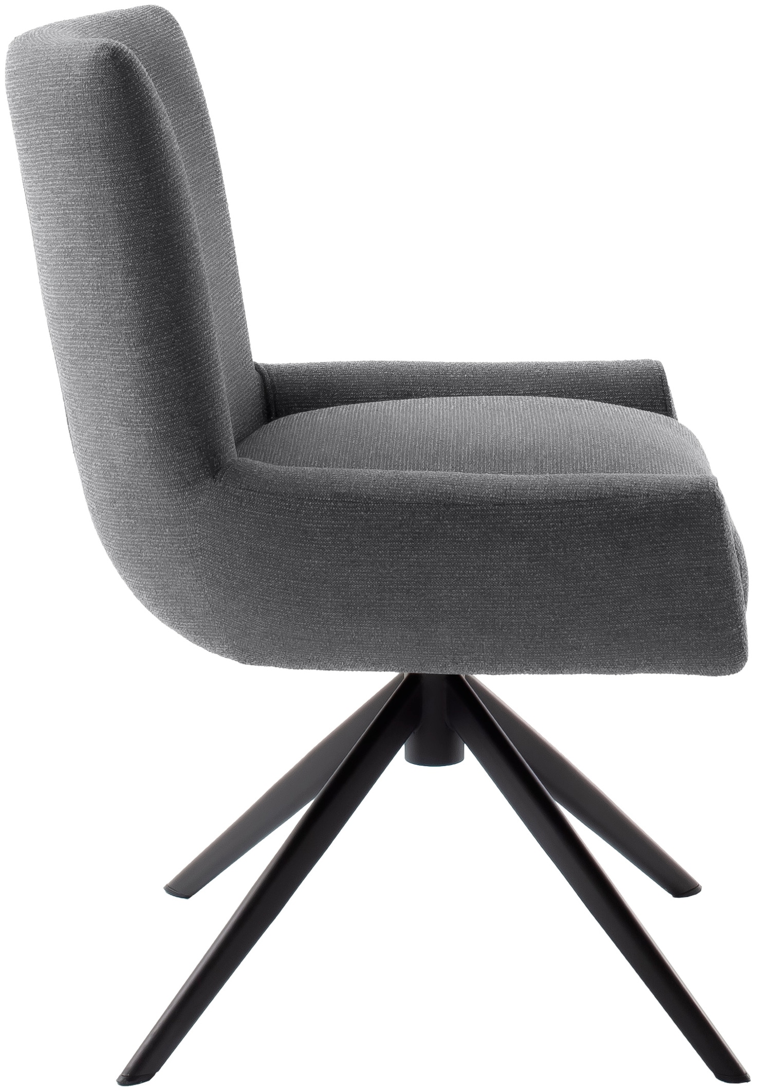 MCA furniture 4-Fussstuhl »WILSON Esszimmerstuhl, Armlehnstuhl, Polsterstuhl, modern«, (Set), 1 St., Flachgewebe, Stuhl, Armlehnenstuhl, drehbar, Taschenfederkern, belastbar 160 kg,XXL