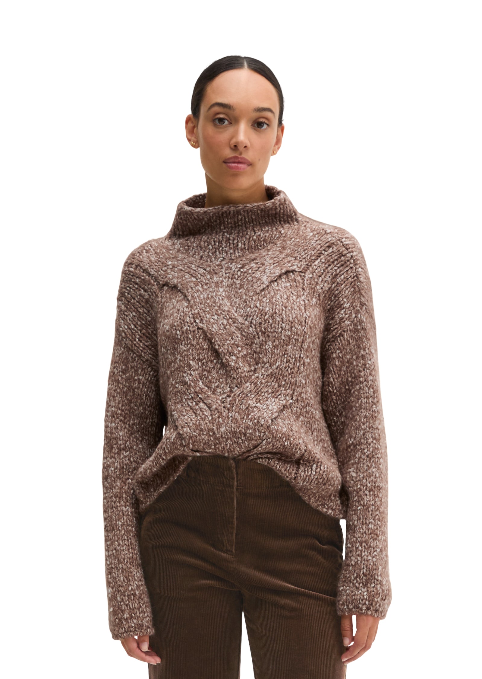 Image of Marc OPolo Strickpullover relaxed aus softem Alpakawolle-Mix