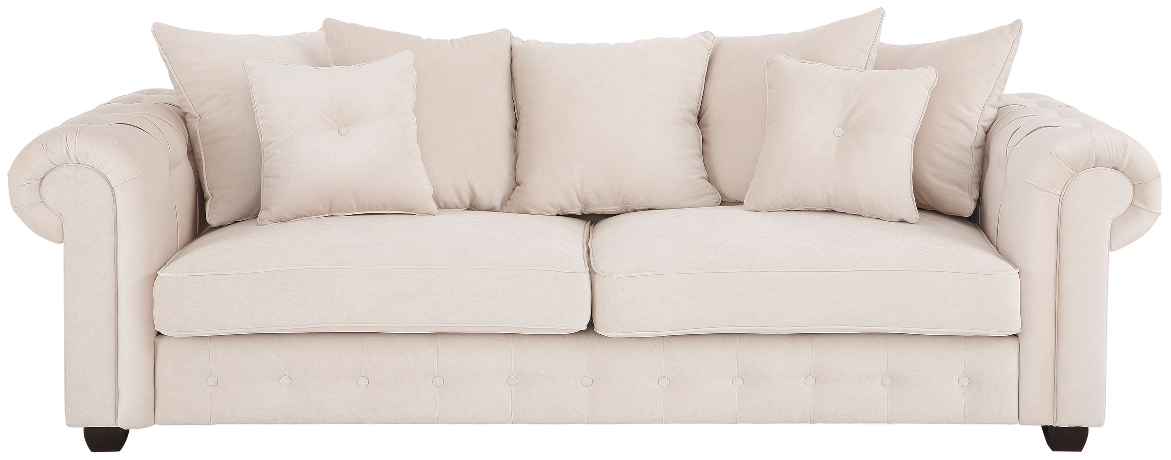 Image of Home affaire 3-Sitzer »San Pedro«, Masse B/T/H: 234/100/94 cm - Sofa hat 4 (nicht 5) Rückenkissen und 2 Zierkissen bei Ackermann Versand Schweiz