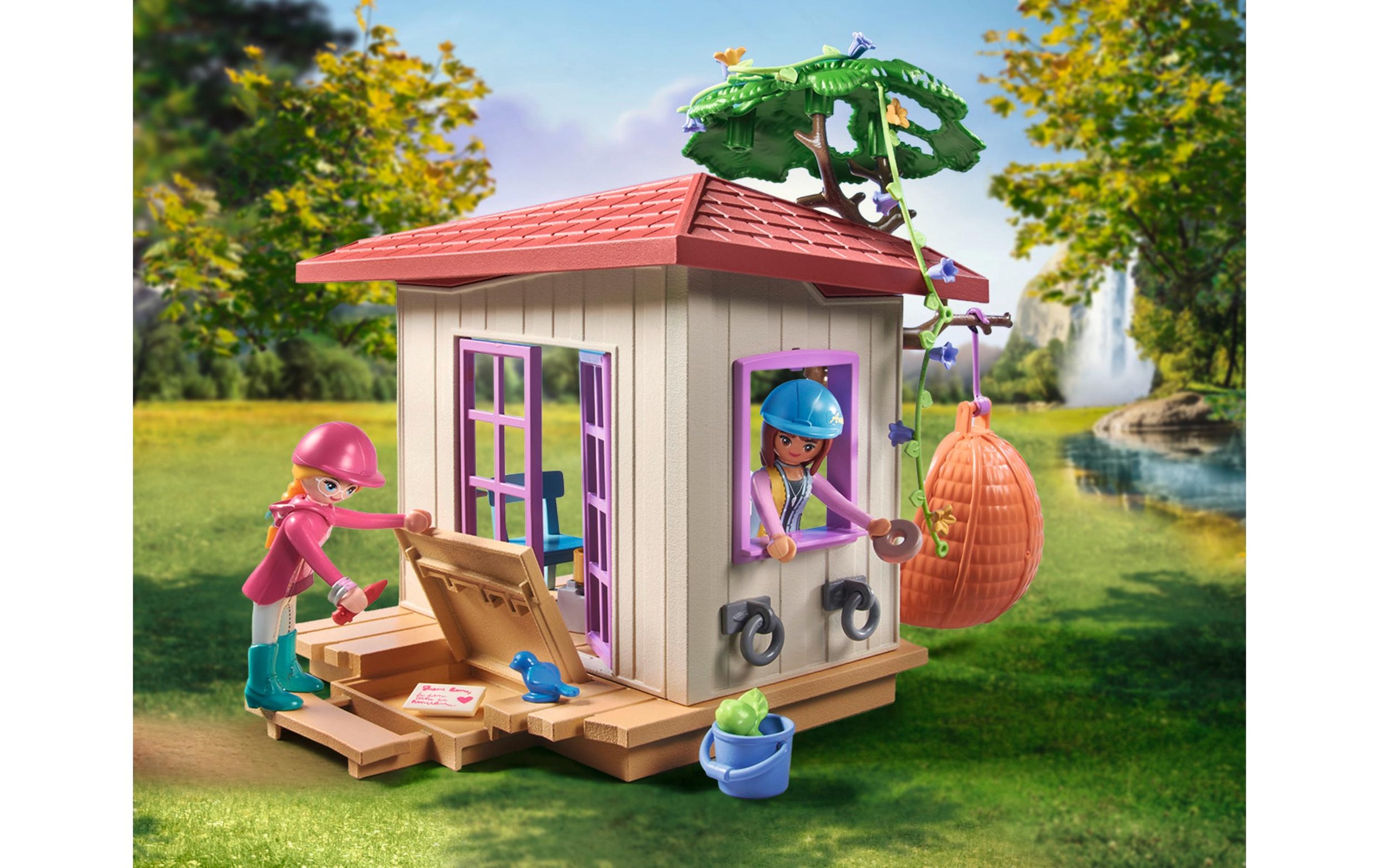 Playmobil® Spielbausteine »Horses of Waterfall Geheimes Clubhaus für Pferdefans 71638«, (63 St.)