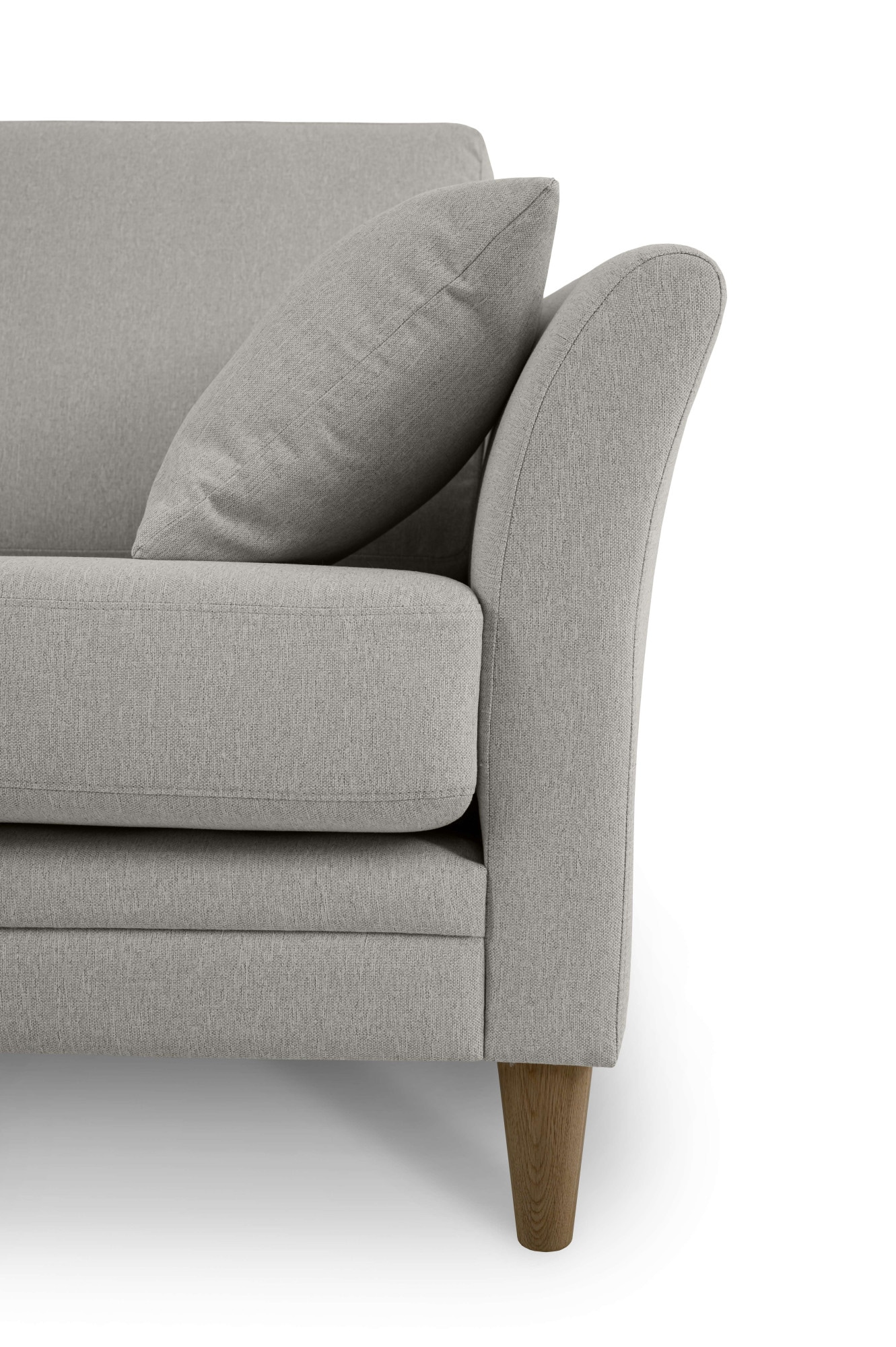 Home affaire 3-Sitzer »Arellano, Breite 217 cm« klassisches Design, 2 Zierkissen inklusive, Webstoff fein