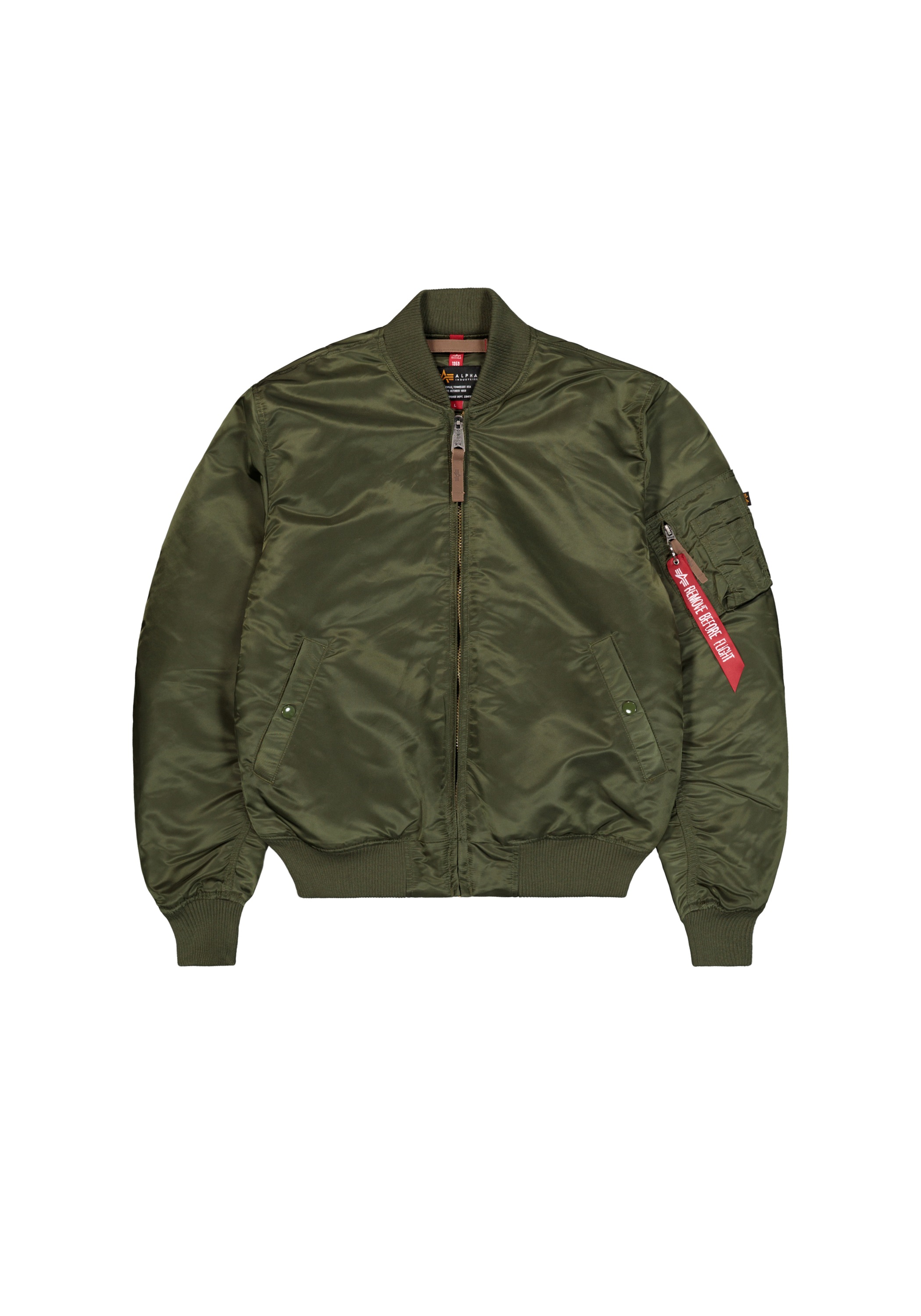 Alpha Industries , Bomberjacke »MA-1 VF Vintage Fit 59« , grün , 4 XL , Flight Nylon Stoff