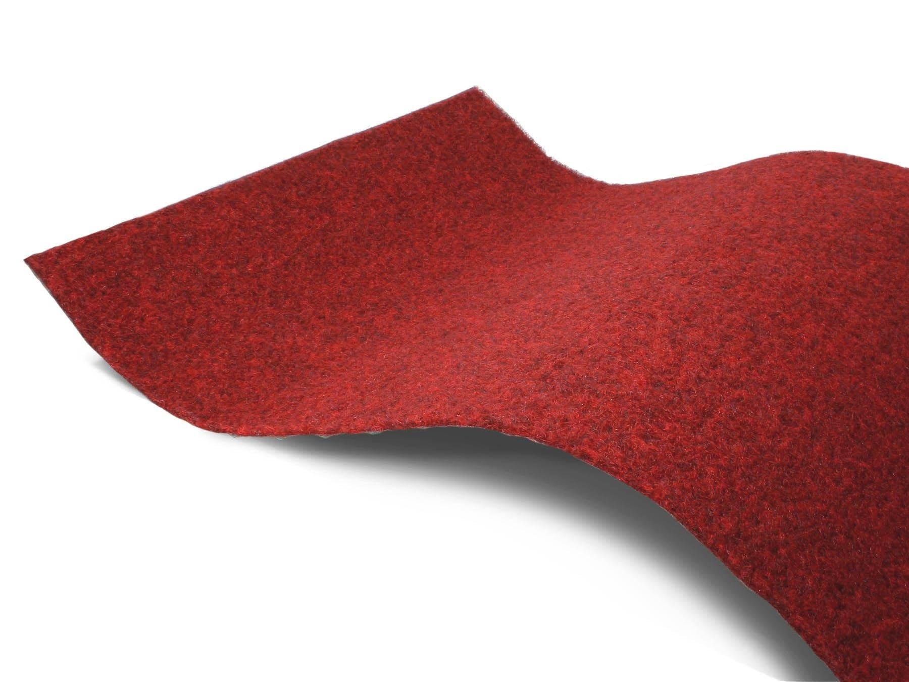 Image of Primaflor-Ideen in Textil Kunstrasen "GREEN, Gesamthöhe 7,5 mm, Made in Netherlands" rechteckig Rasenteppich, rot, mit Noppen, witterungsbeständig & wasserfest