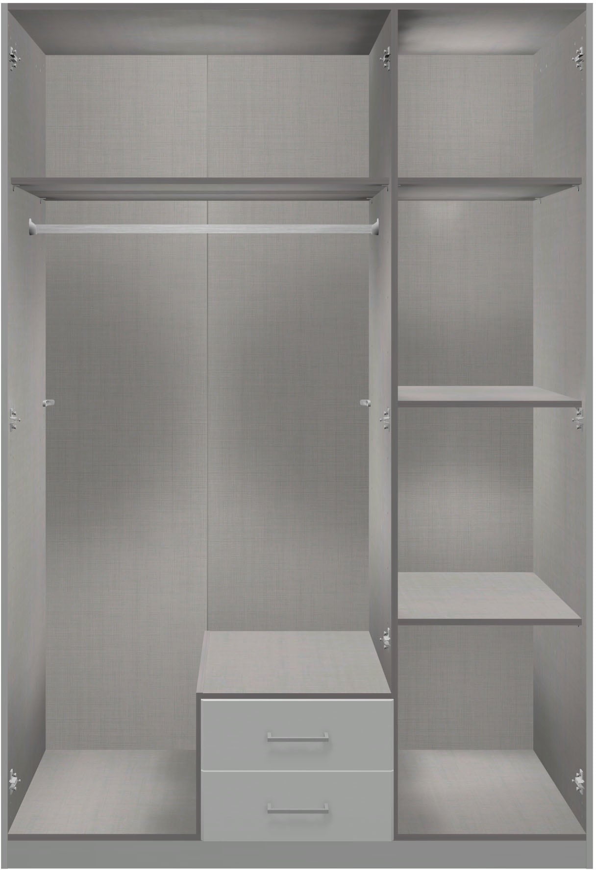 Wimex Armoires à vêtements »Marburg erhältlich in den Breiten 135cm & 180cm« incl. miroir et deux tiroirs