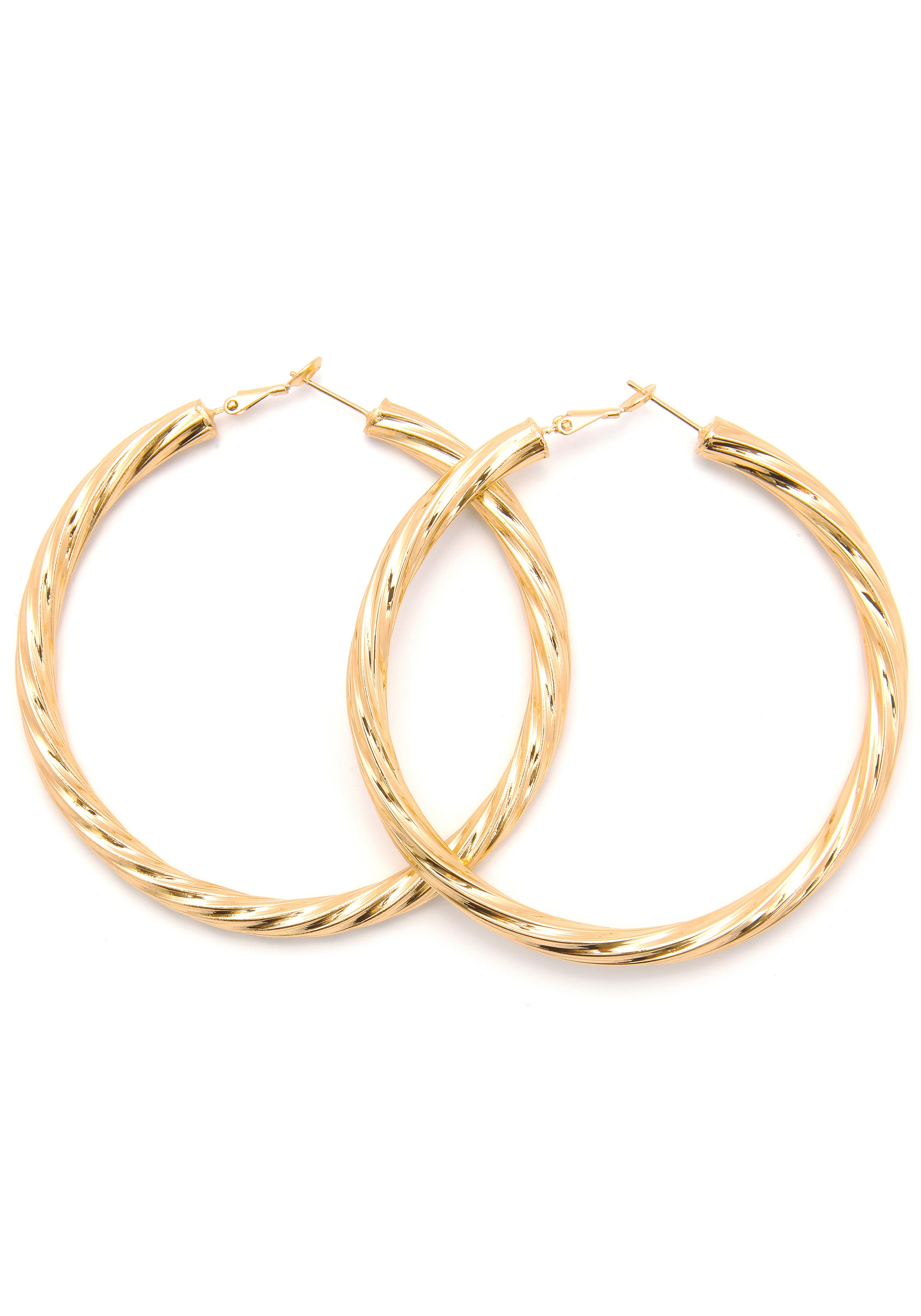 Paar Creolen »stilvoll und zeitlos im gedrehten Design«