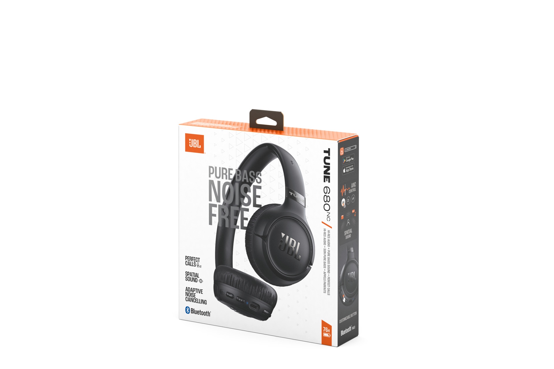 JBL Casque supra-auriculaire »Tune 680NC« Active Noise Cancelling (ANC) | fonction mains libres casque sans fil on-ear avec réduction de bruit
