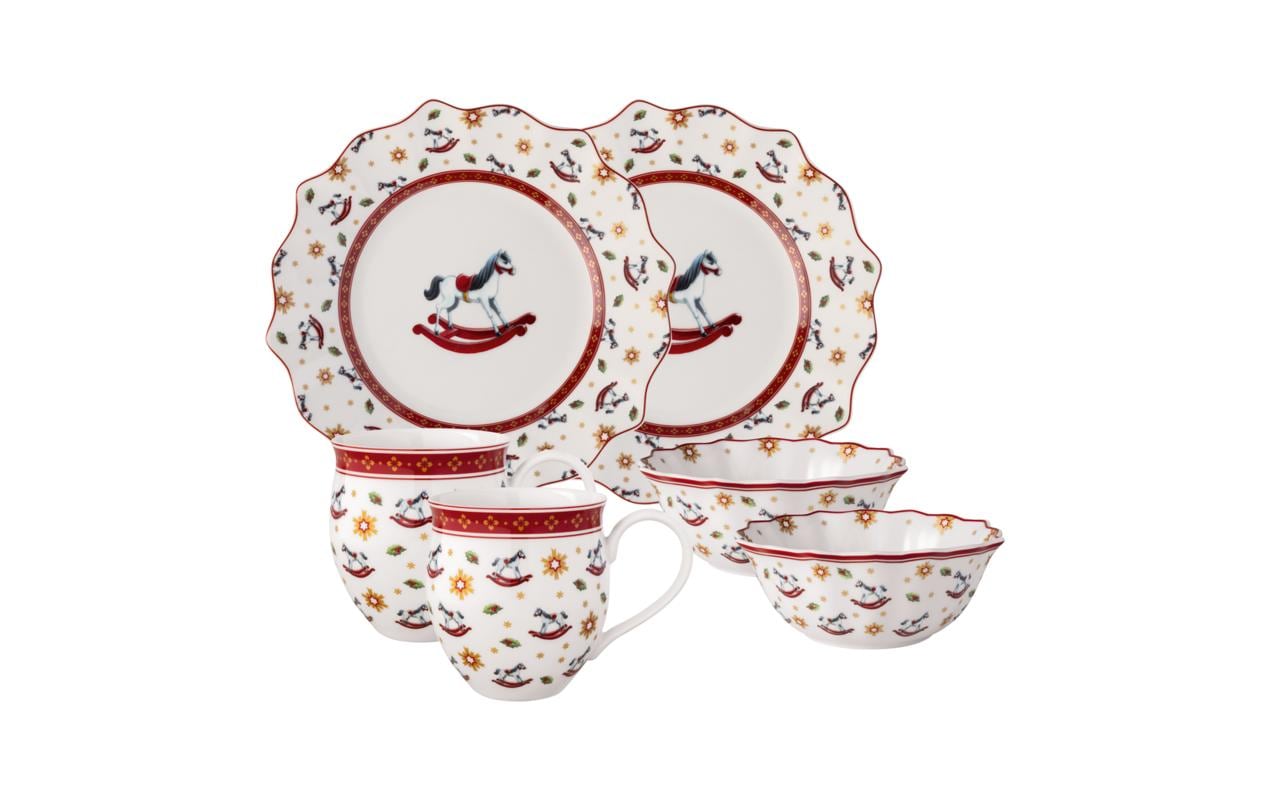 Villeroy & Boch Frühstücks-Geschirrset "Toys Delight Set Schauk 6-teilig"