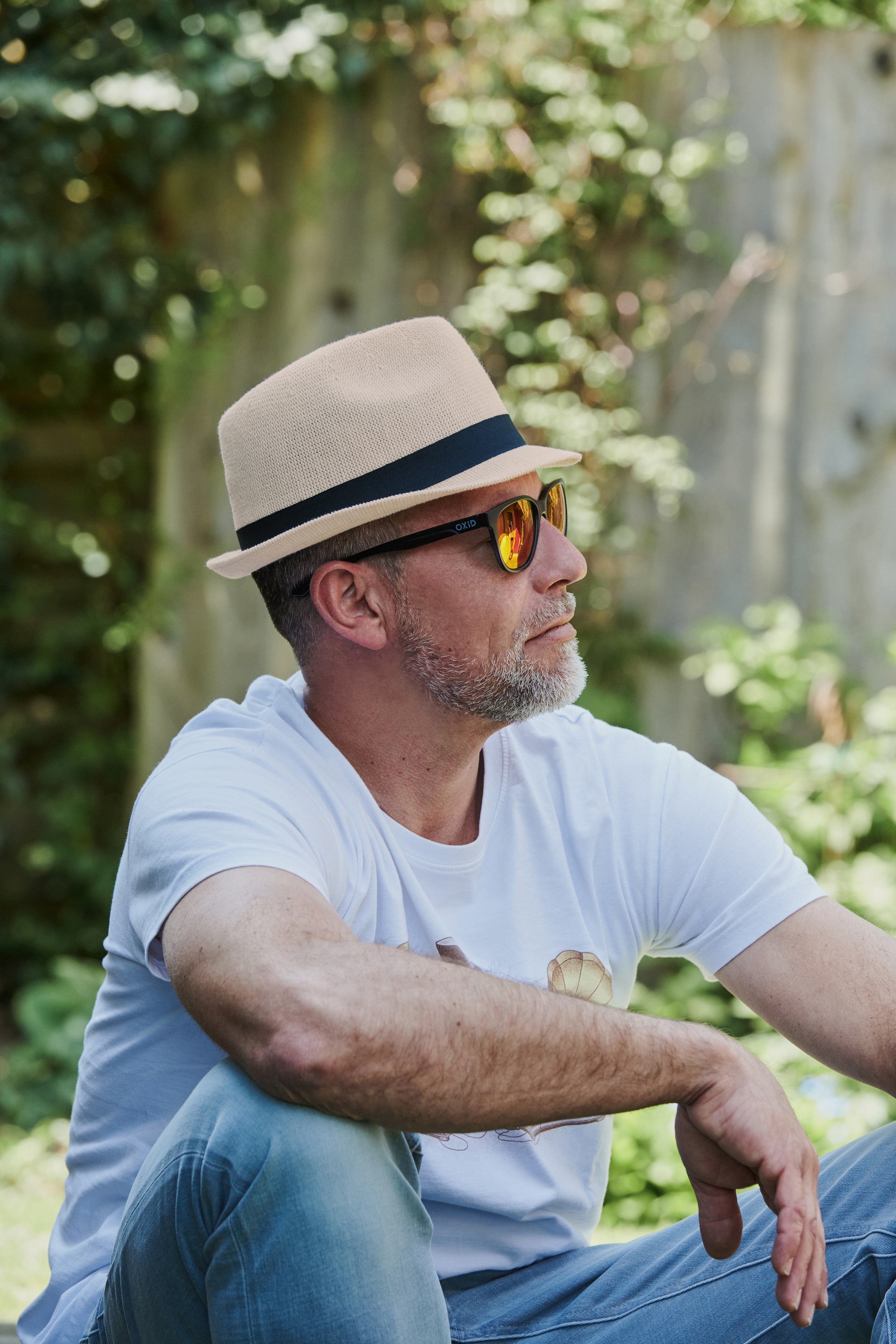 chillouts Trilby »Bardolino Hat« avec bandeau et logo discret de la marque