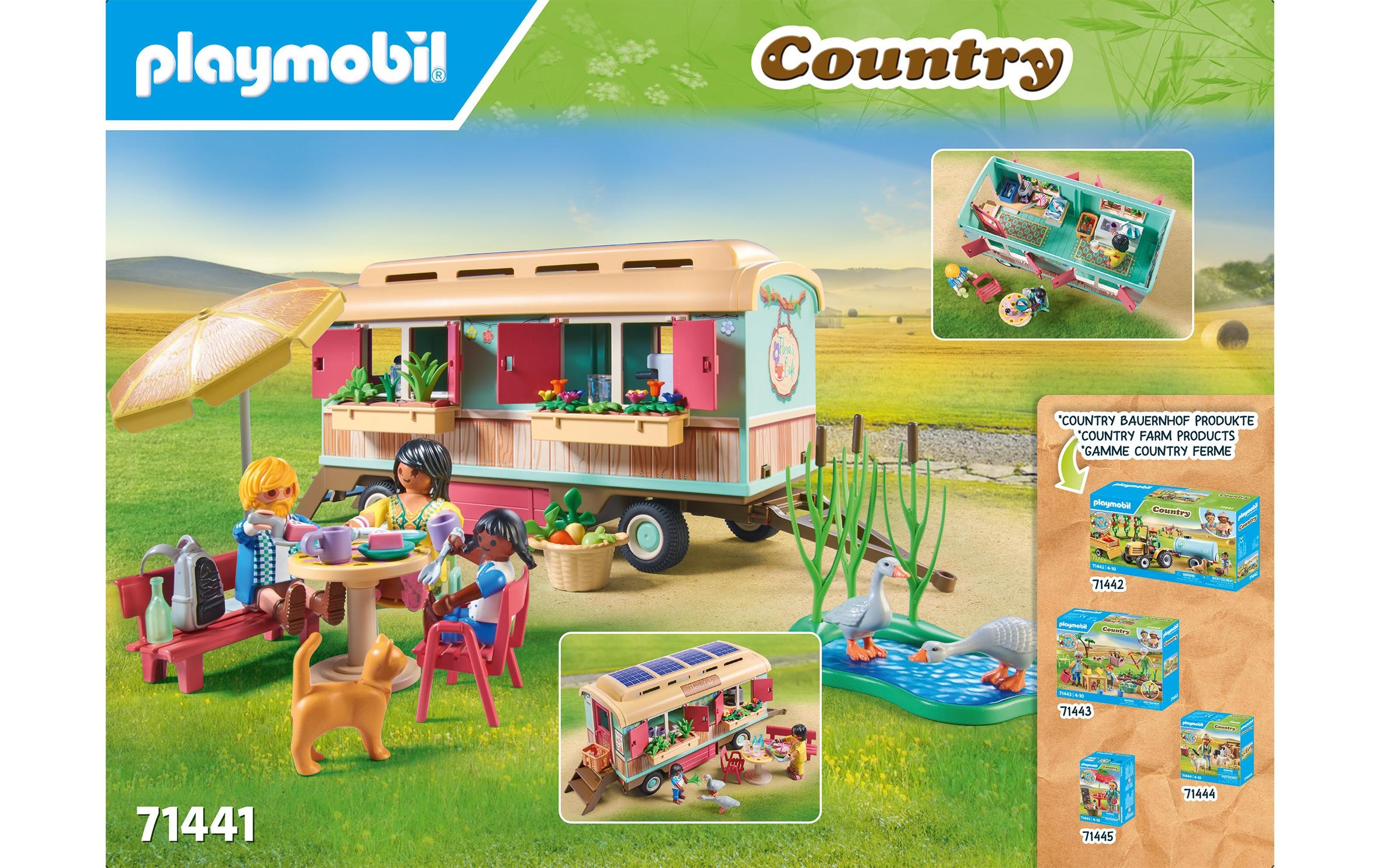 Playmobil® Spielbausteine »Country Gemütliches Bauwagencafé 71441«, (145 St.)