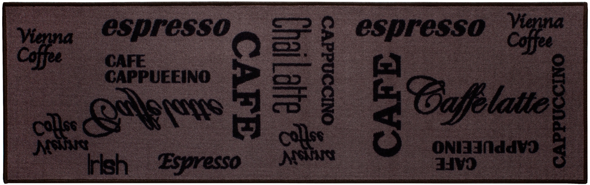 Image of Andiamo Küchenläufer "Espresso" rechteckig 5 mm Höhe mit Schriftzug, rutschhemmend, Küche, Kundenliebling
