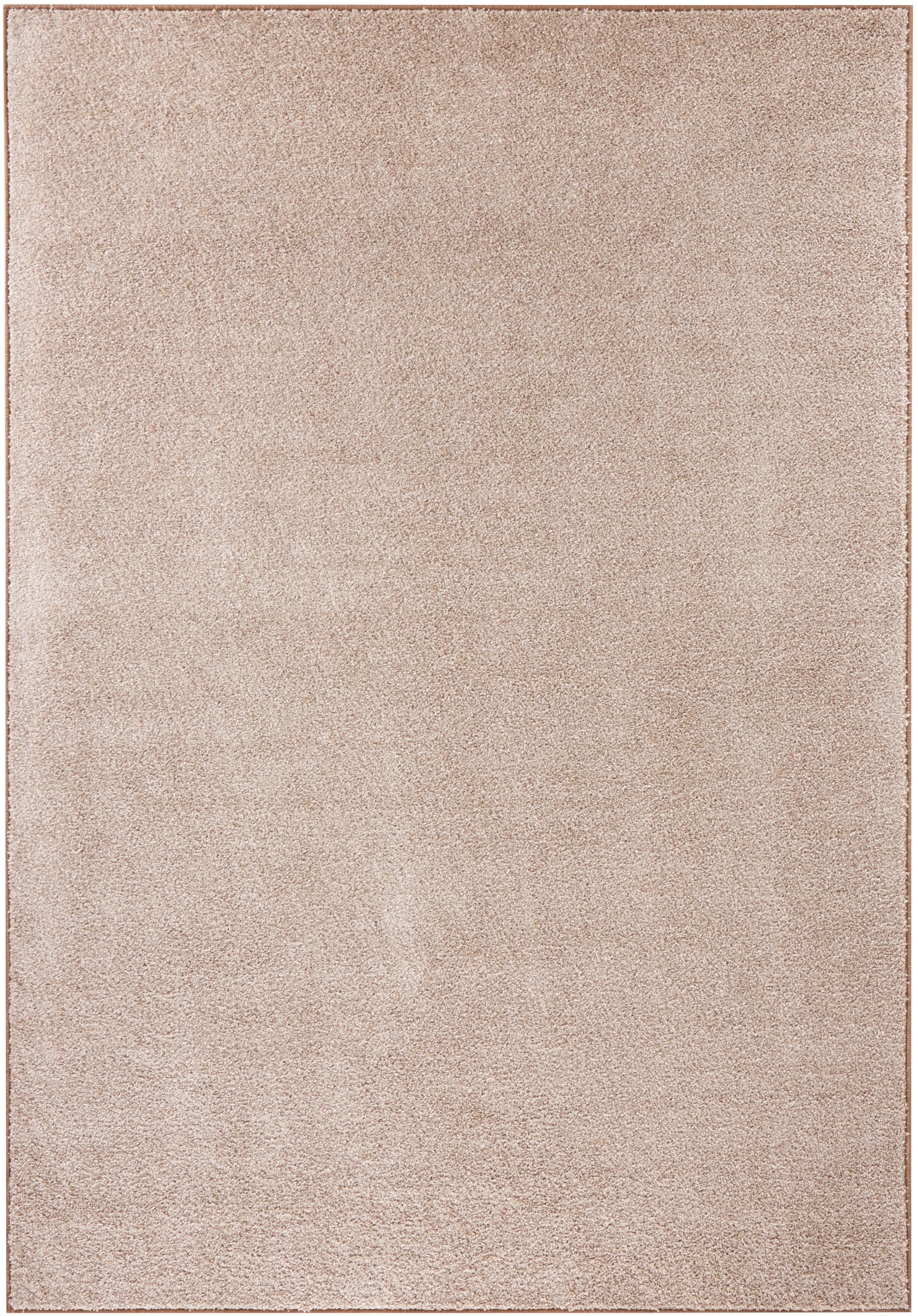 HANSE Home Teppich »Pure 100 Kurzflor«, rechteckig, 13 mm Höhe, Kurzflor, uni, umkettelt, Läufer, Wohnzimmer, Kinderzimmer, Flur