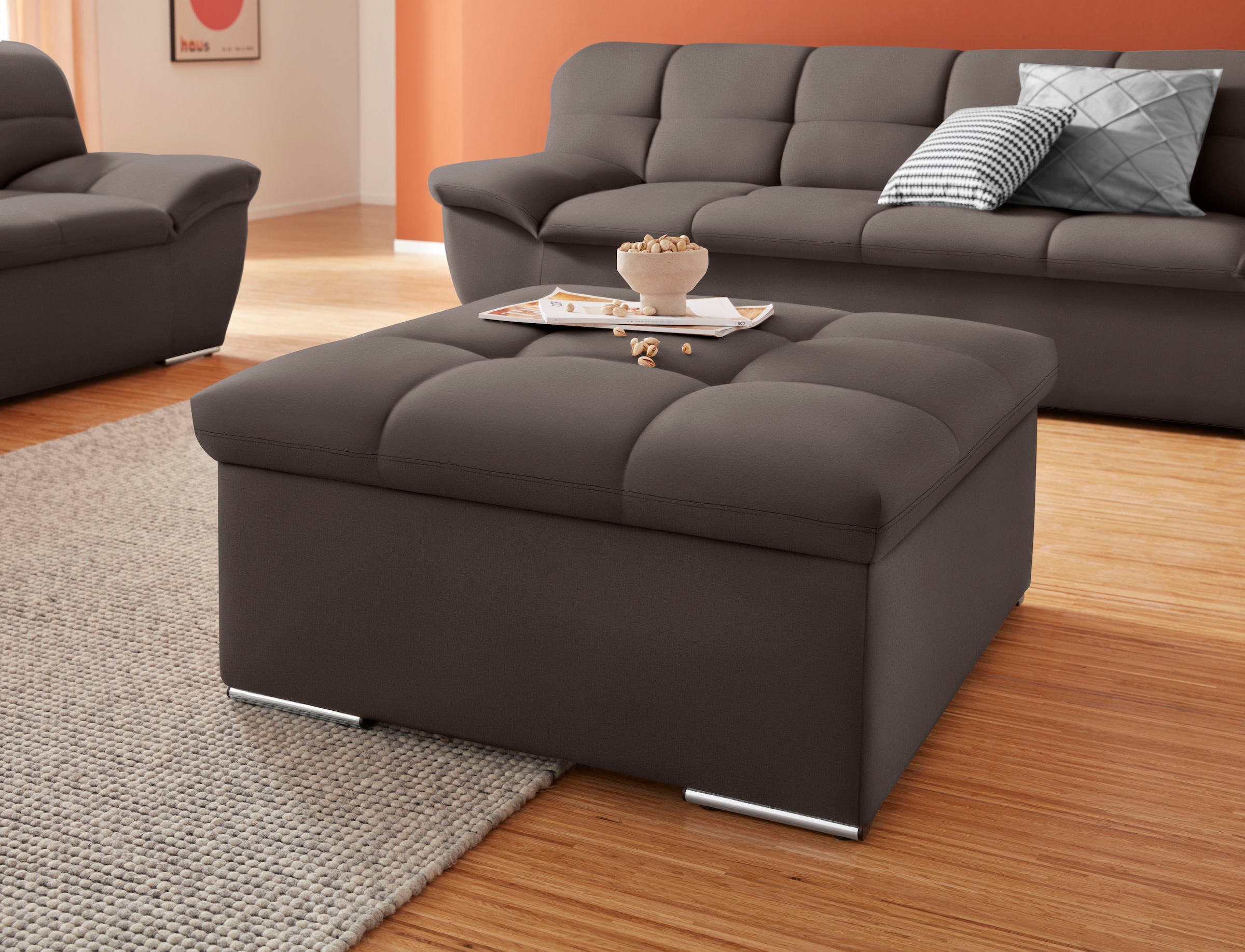 DOMO collection Sitzhocker »Lagoa« in grosser Farbauswahl