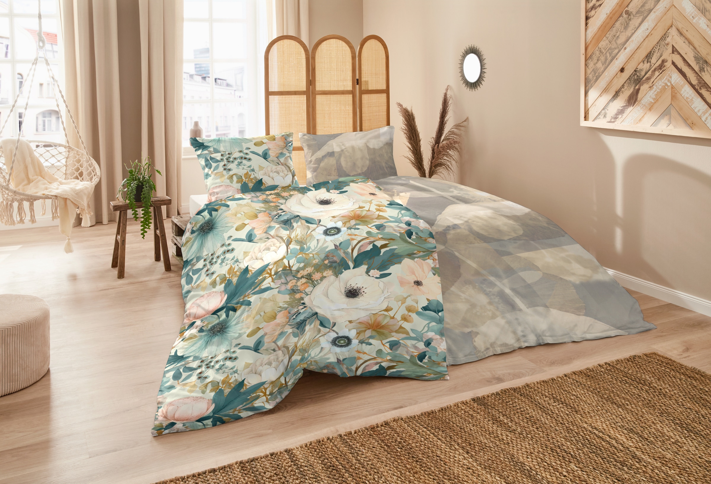 Primera Linge de lit »Feinbiber-Bettwäsche« 2 cuis doux comme du velours et naturellement en pur coton