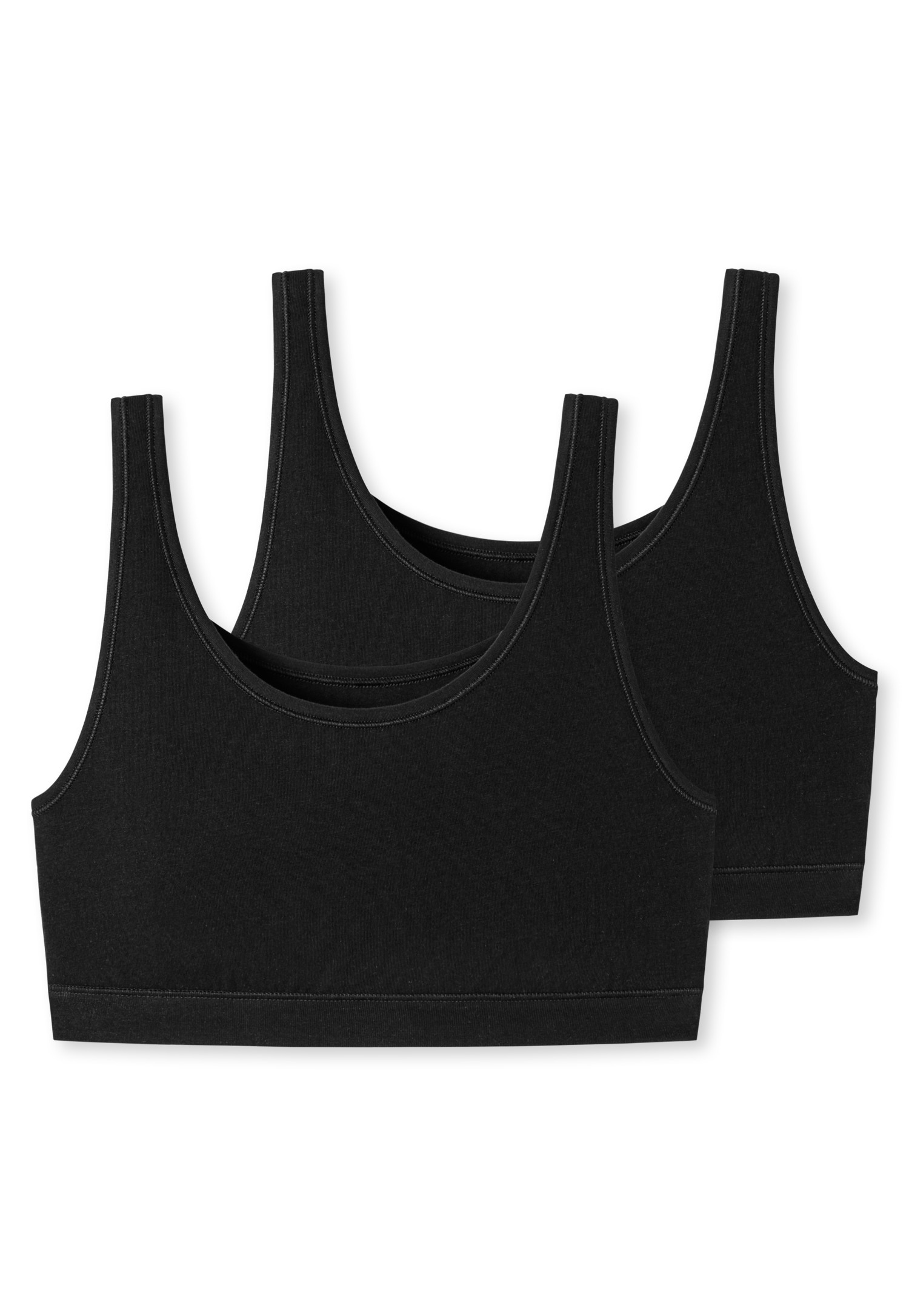 Schiesser Bustier »95/5« pack de 2,  avec bande élastique sous la poitrine