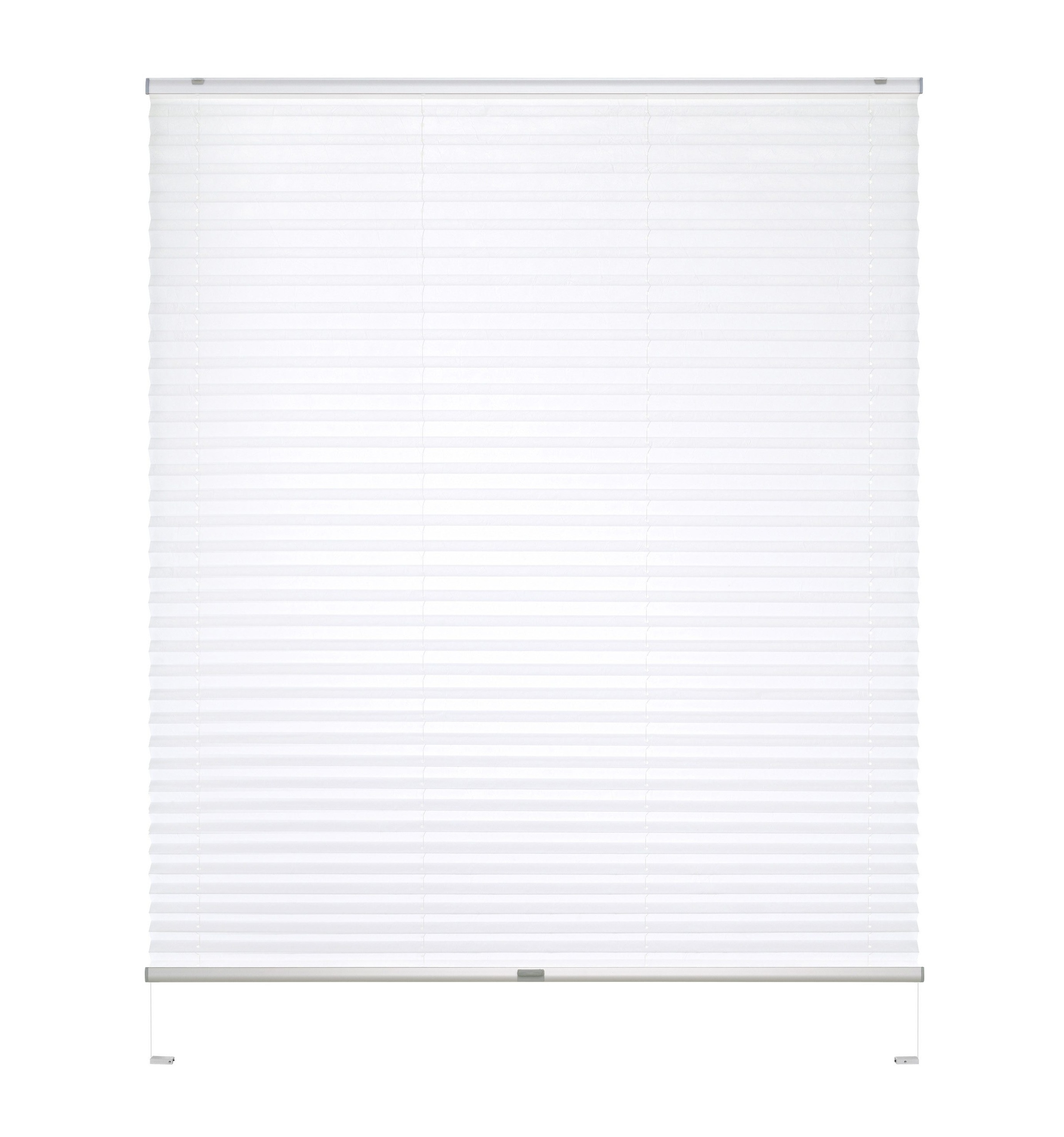 Image of Good Life Plissee nach Mass »Rena«, Lichtschutz, mit Bohren, verspannt, silberfarbene Profilschiene, Stoffmuster erhältlich bei Ackermann Versand Schweiz