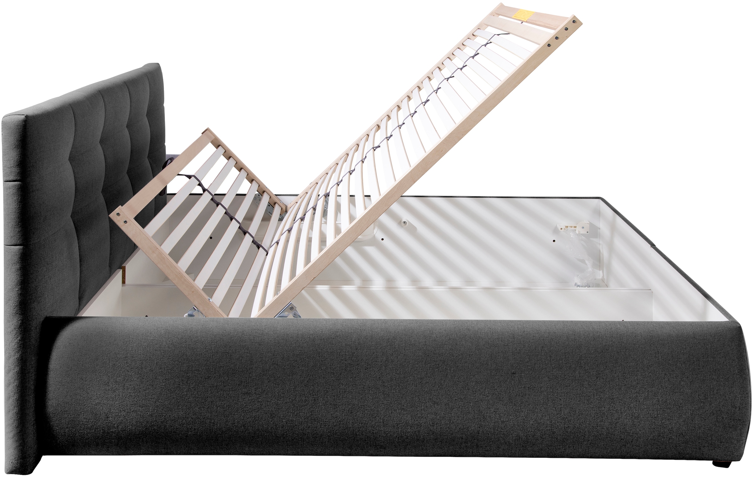 Maintal Lit rembourré »Felsental« inklusive Bettkasten, in H2, H3 & H4 erhältlich