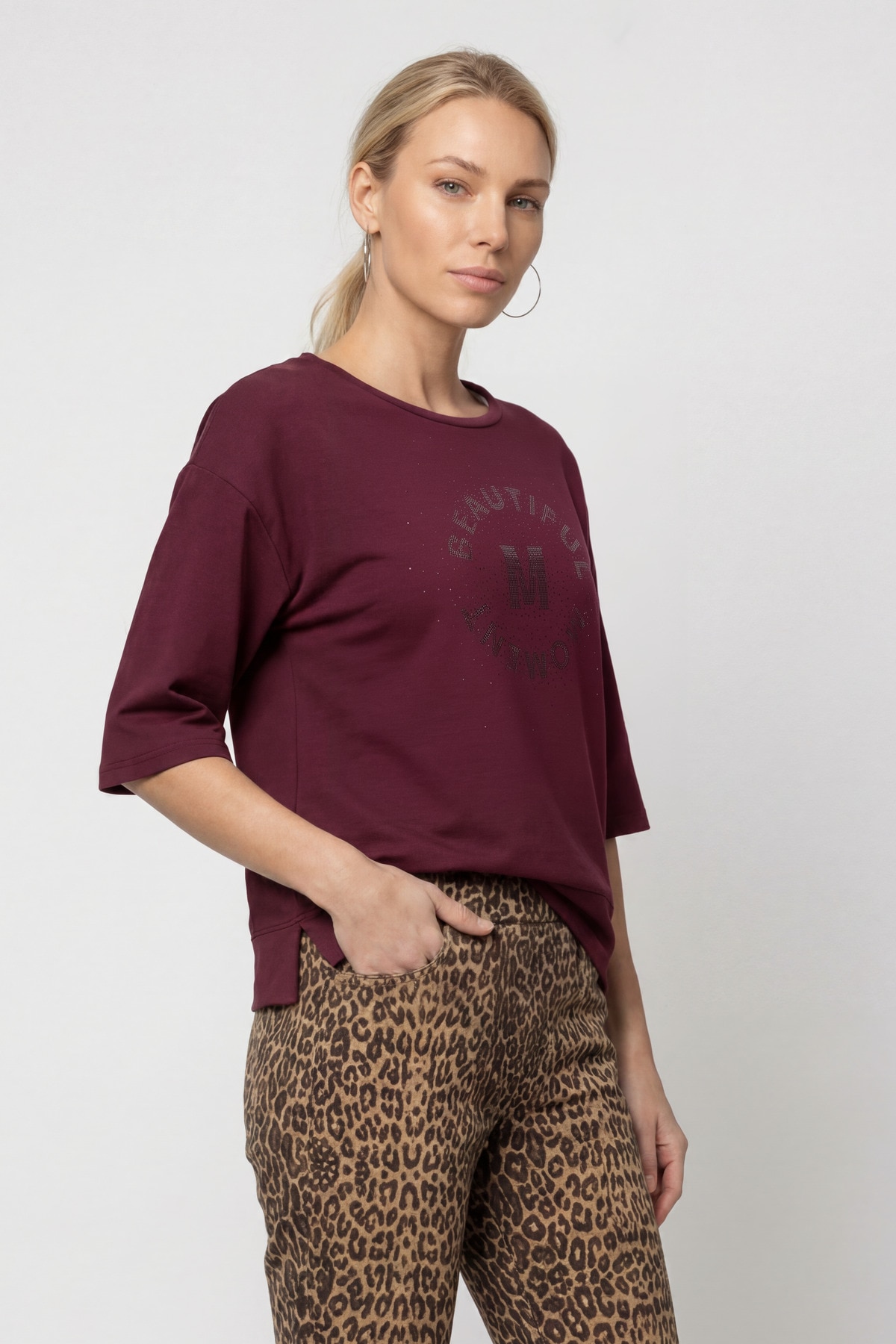 Image of Monari Sweatshirt "Sweatshirt Schmuck", Regular fit mit Rundhalsausschnitt