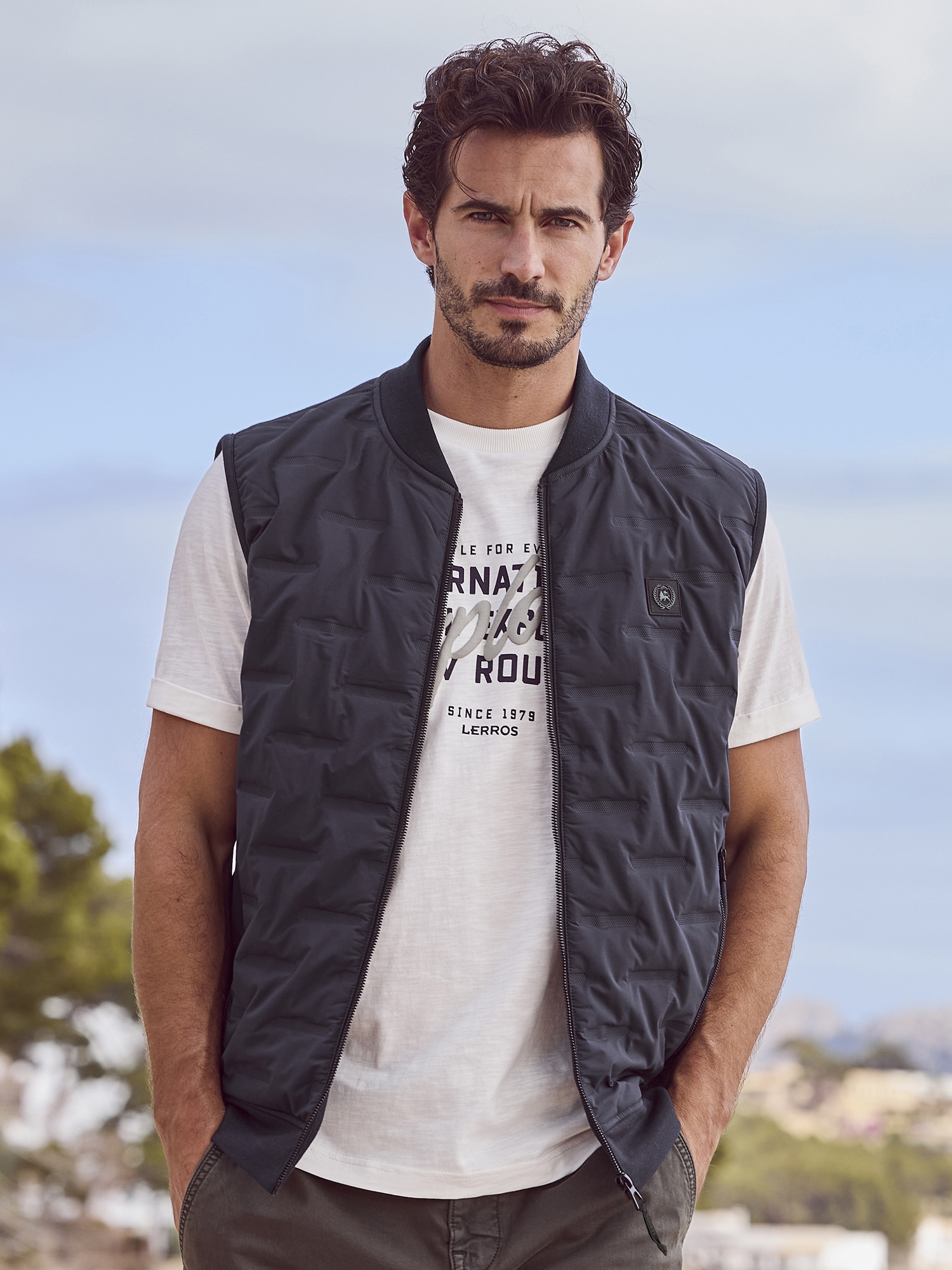 Image of LERROS Steppweste "Sportive Nylon-Weste"
