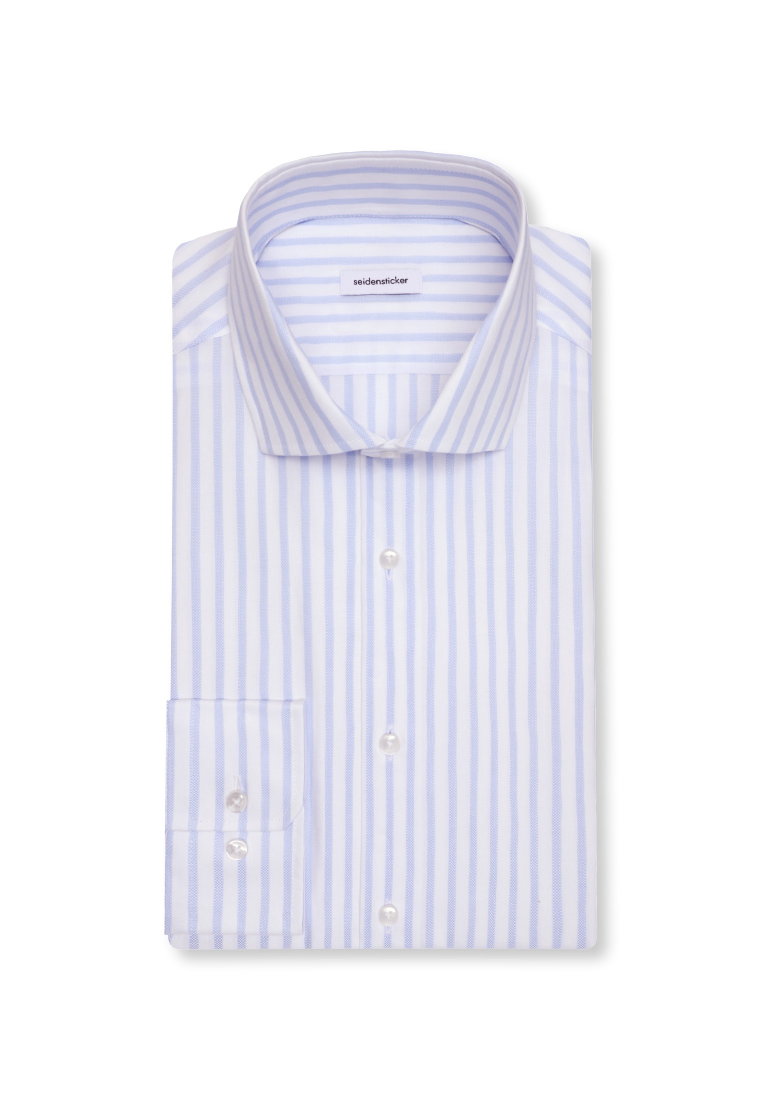 seidensticker Businesshemd »Schwarze Rose« Slim 1/1 Kentkragen Gestreift
