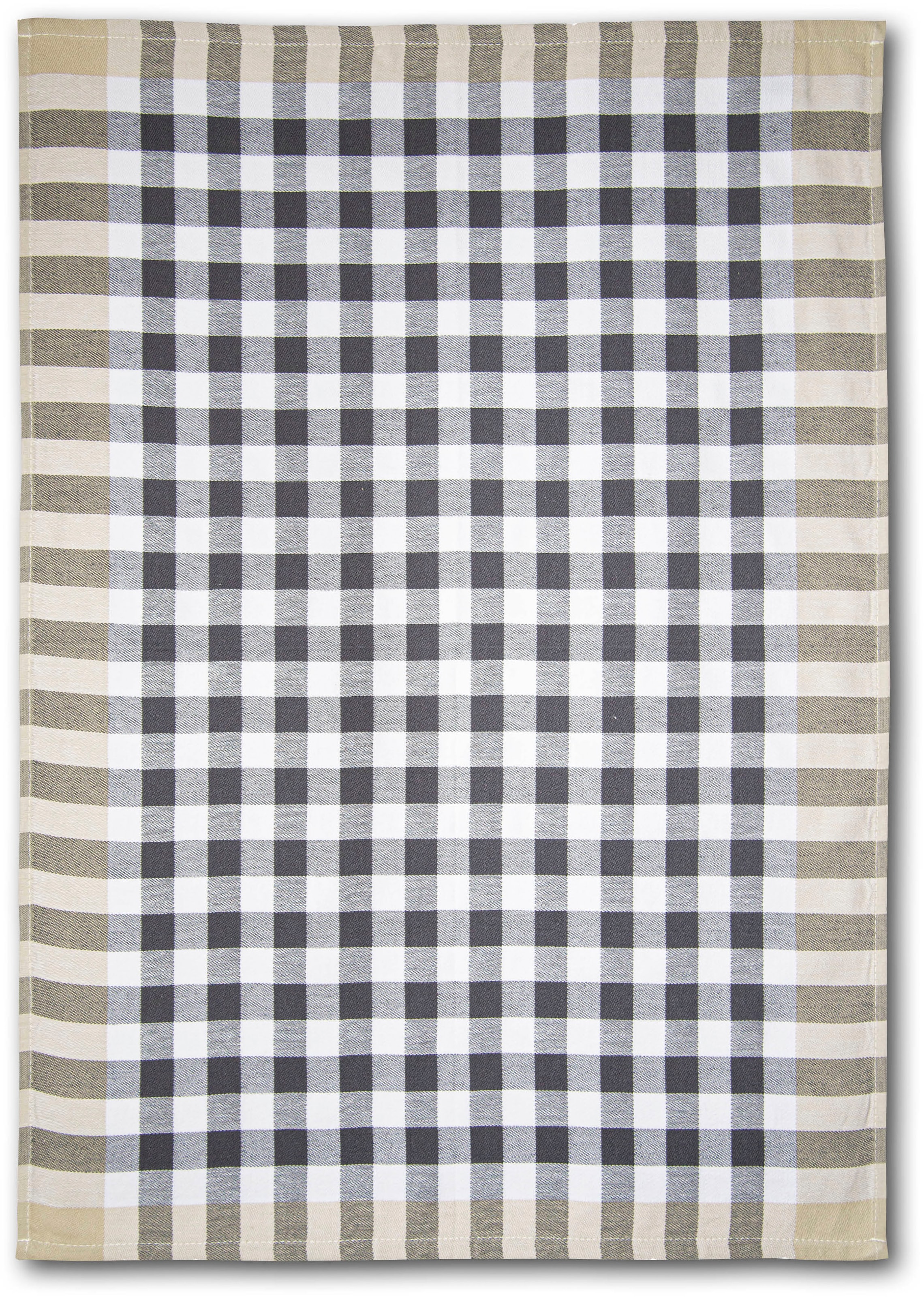 Dyckhoff Chiffon à vaisselle »KARO, Masse je Tuch ca. 50x70 cm, aus 100% Baumwolle« mit drei verschiedenen Motiven