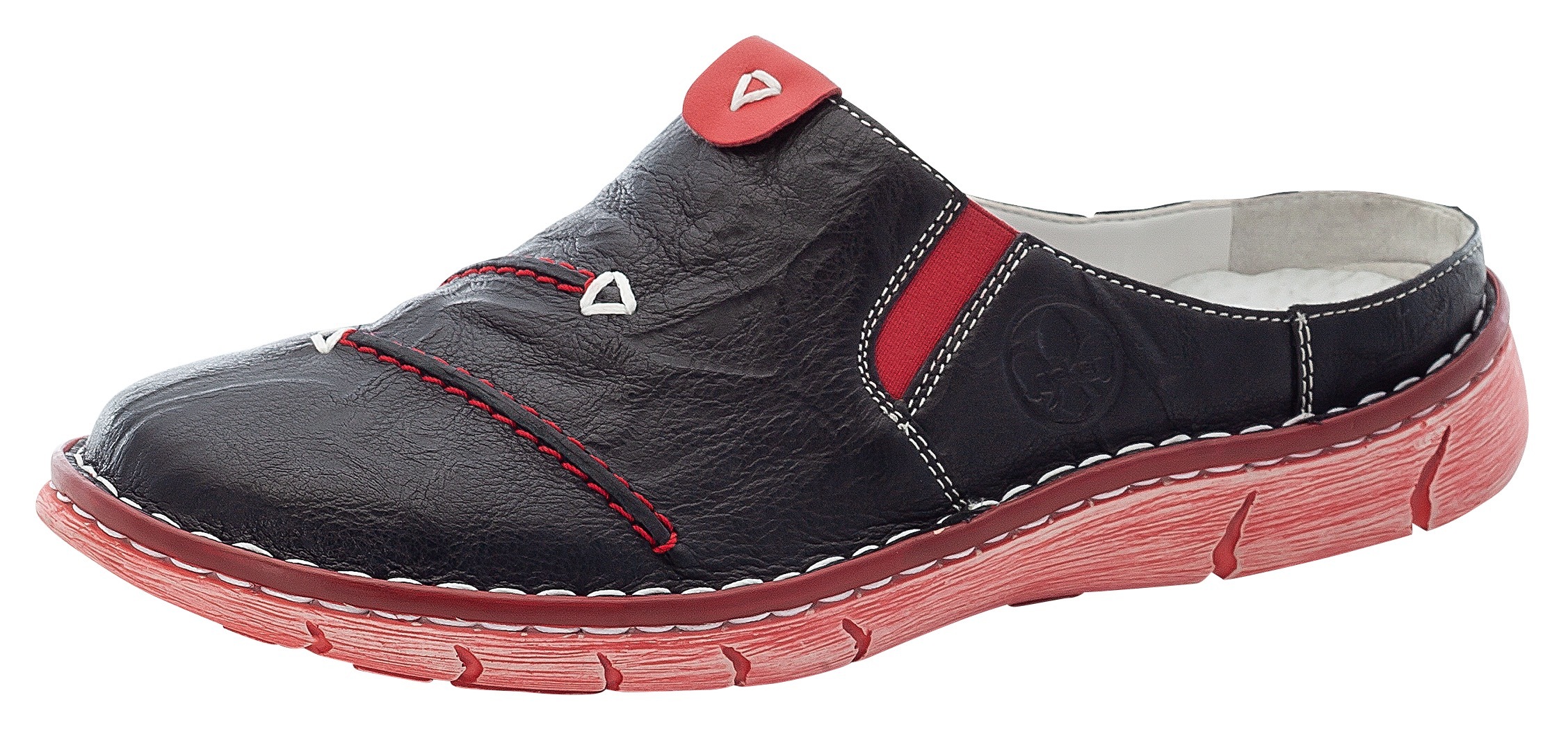 Image of Rieker Clog, mit toller Steppnaht bei Ackermann Versand Schweiz