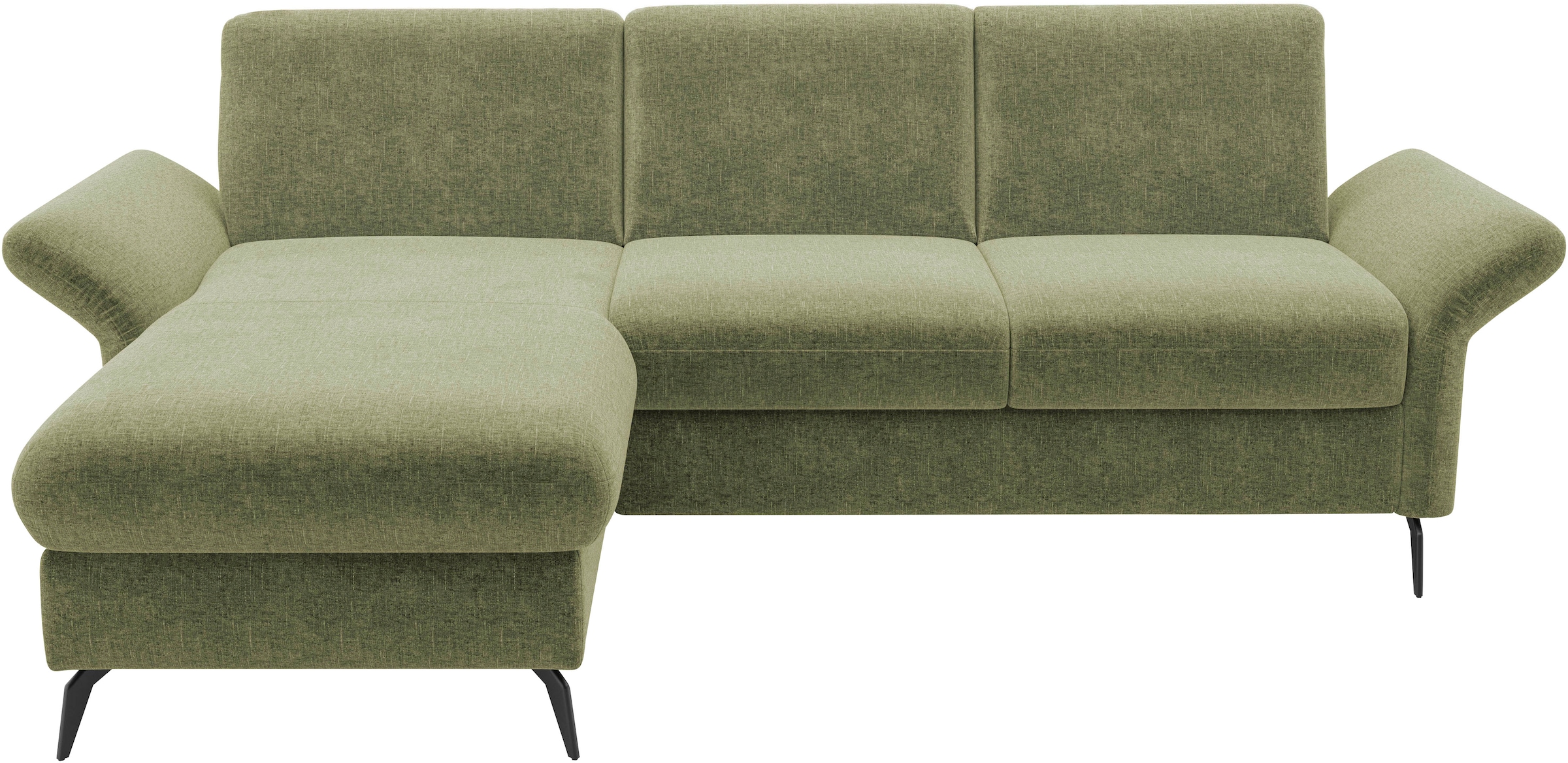 Home affaire Ecksofa »Rochelle«, optional: Armteilverstellung, klappbar, Bettkasen