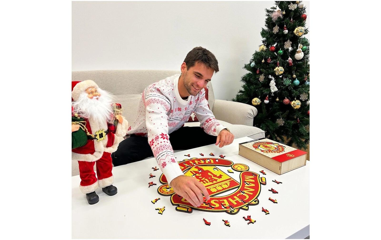   Puzzle »Iconic FC Manchester United - Logo« Holzart: Birke (Herkunftsland: China)