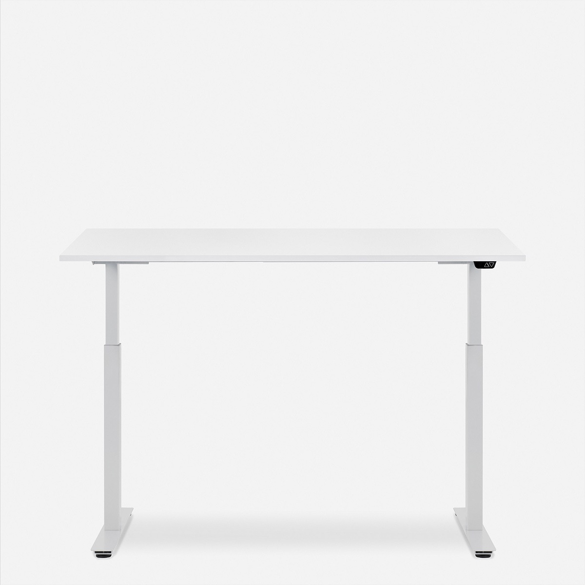 Schreibtische »WRK21 Schreibtisch Smart 160 x 80 cm, Höhenverstellbar, Weiss Uni / Weiss«