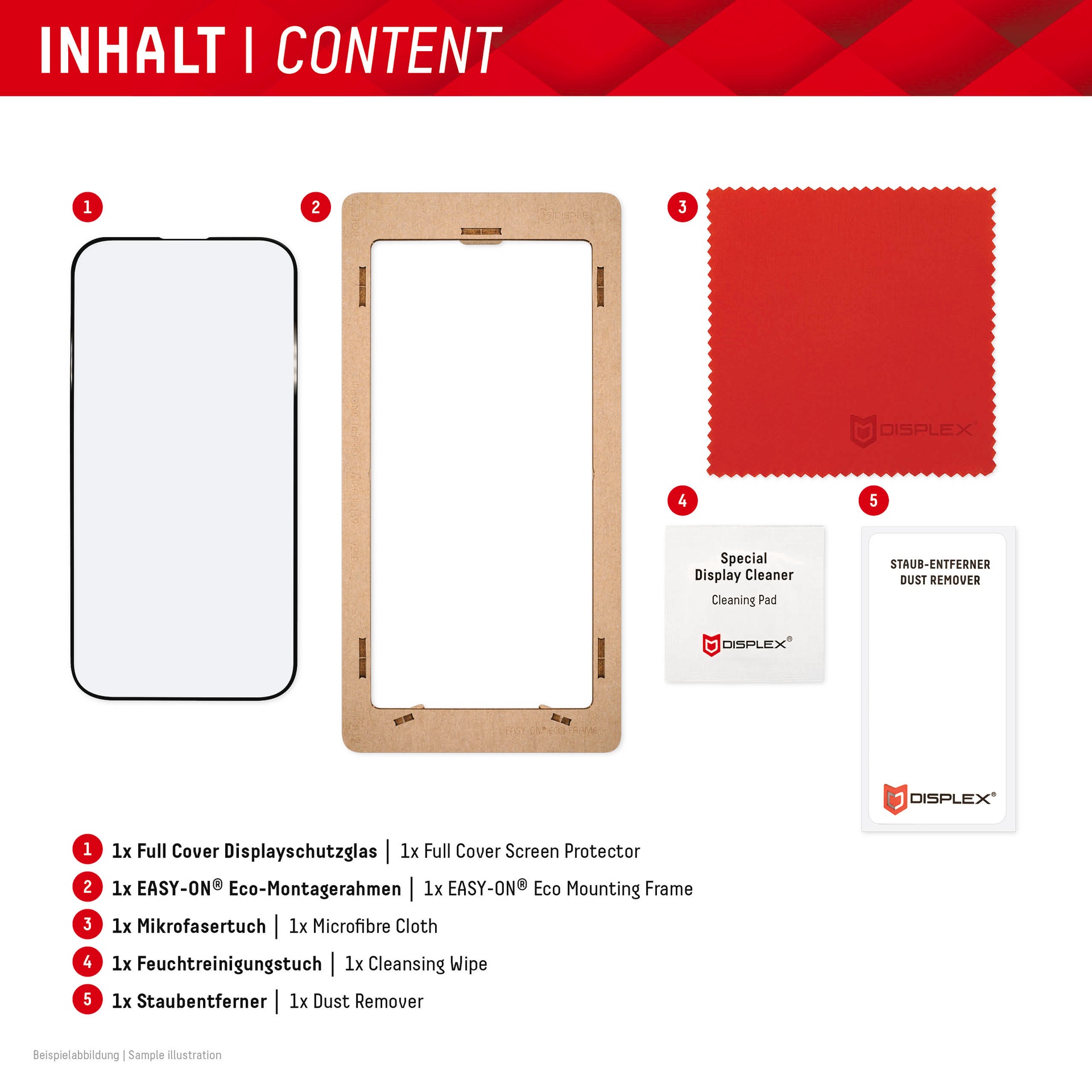 Displex Displayschutzglas »Real Glass 3D«, für Xiaomi Redmi Note 13 Pro+ 5G, (1 St.), Bildschirmschutz, Displayschutzfolie,Einfach anbringen,kratz-&stossfest