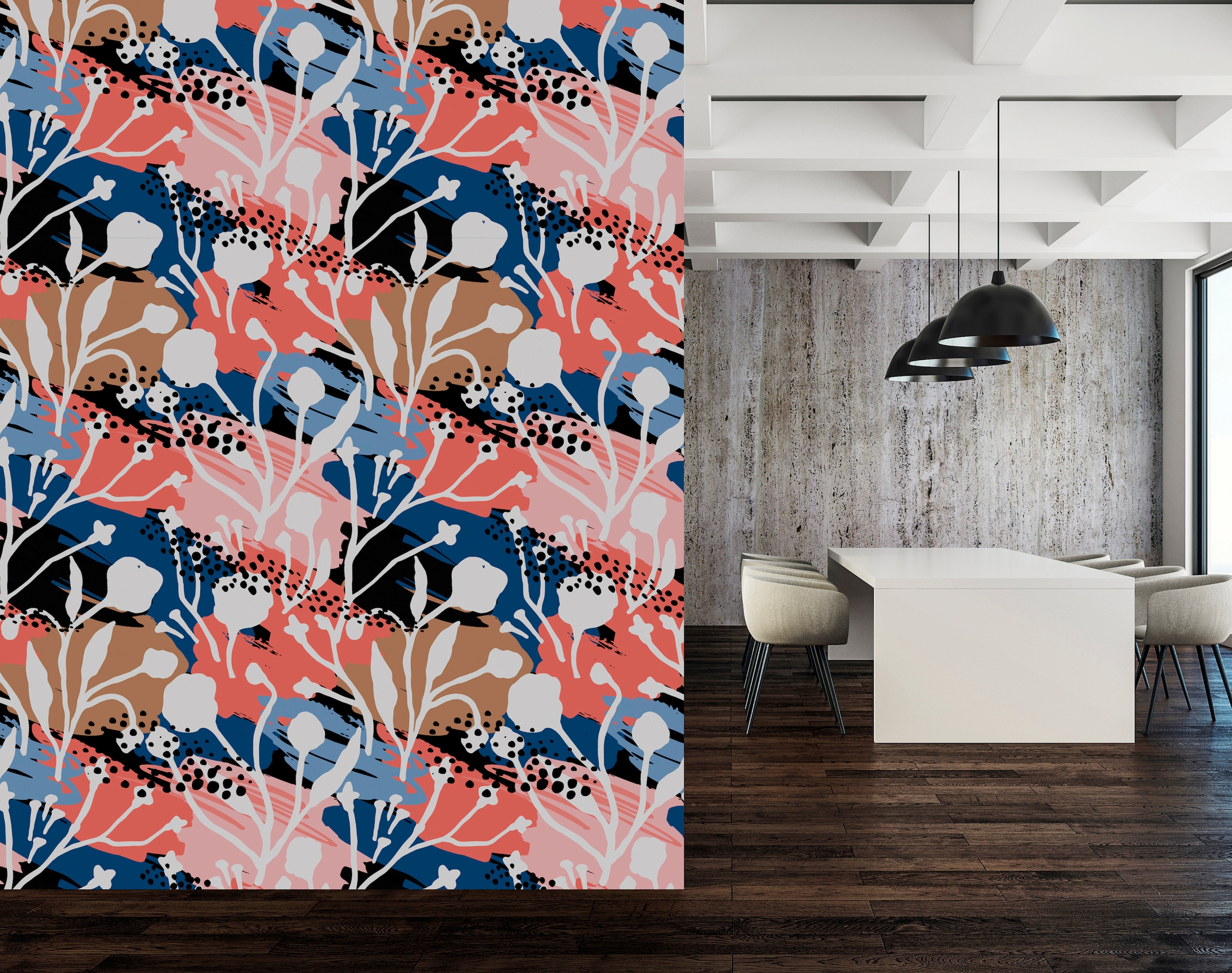 queence Vinyltapete »Henny« Barock | Kunst | bedruckt glatt 90x250cm, selbstklebend, kinderleichte Anbringung, , Sticker