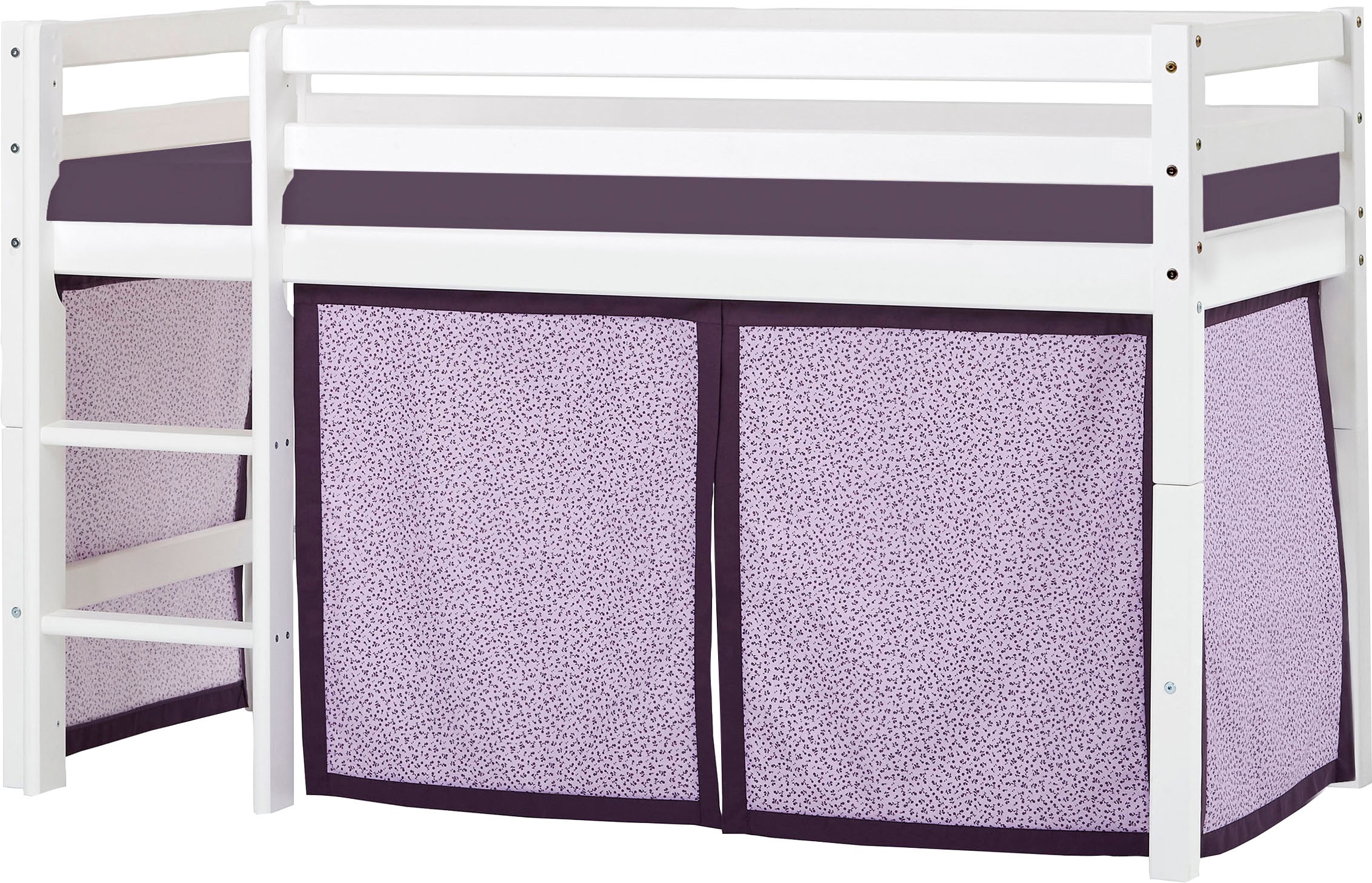 Image of Hoppekids Hochbett »«Beautiful Bloom»«, (Set), 70x160, umbaubar mit Vorhang-Set Blume bei Ackermann Versand Schweiz