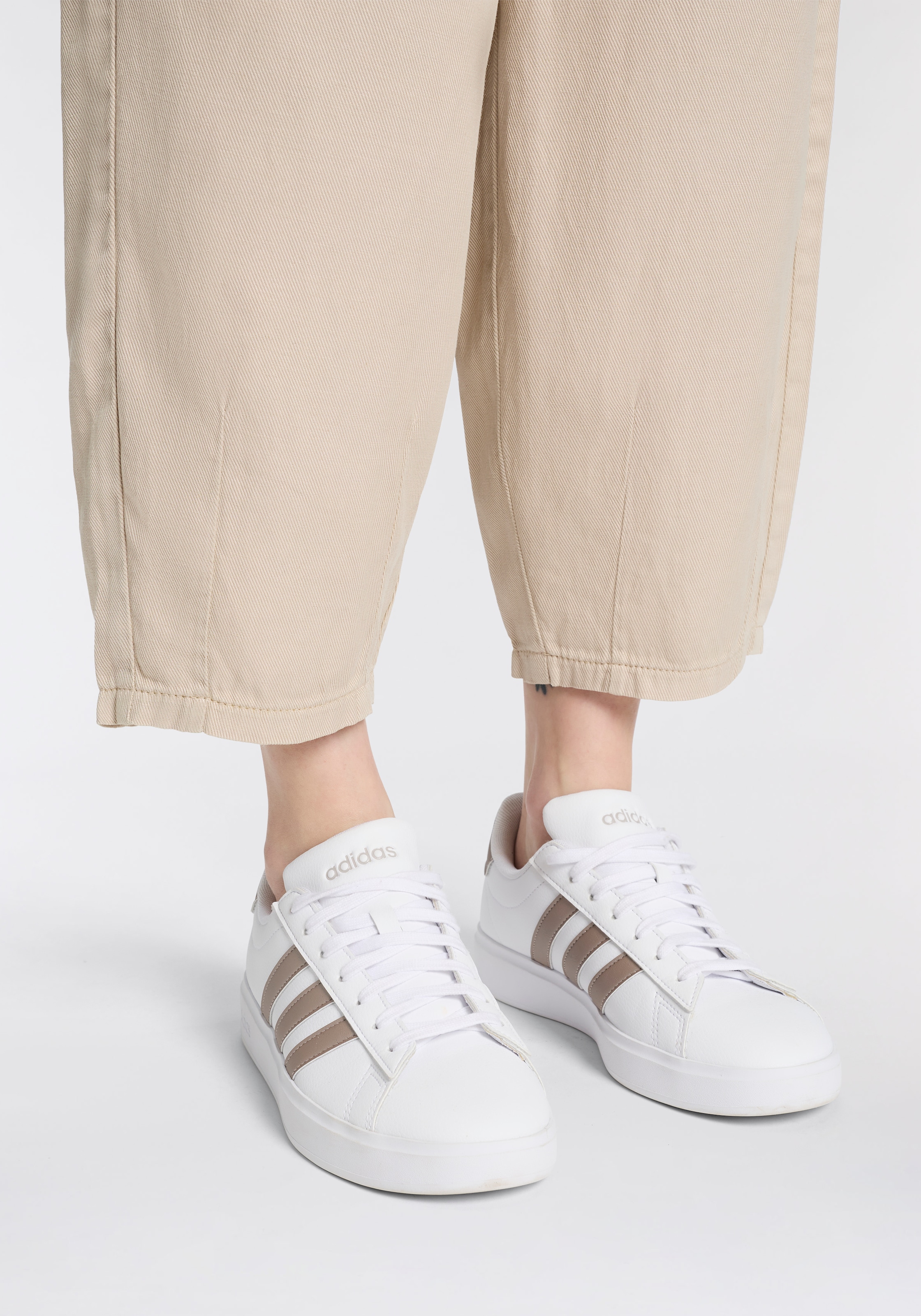 MAC Pantalon en tissu »BAY 2.3 relaxed«  avec ceinture élastique et cordon de serrage