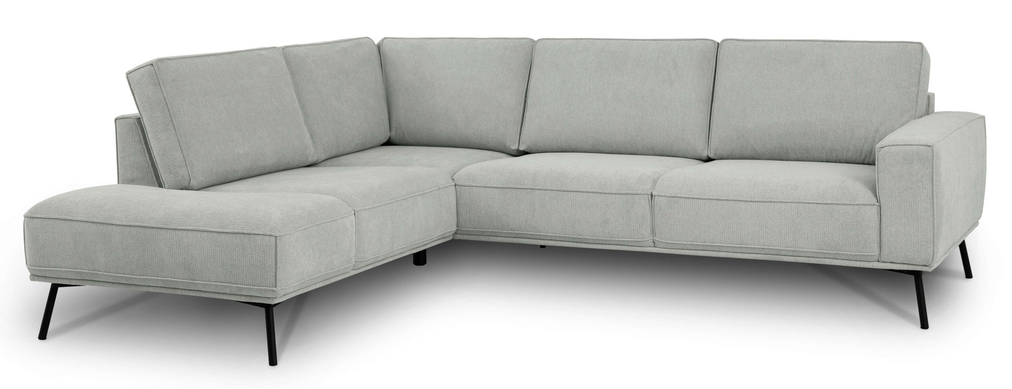 andas Ecksofa »Vosby«, Breite 260 cm, Chenille, mit dekorativer Kedernaht