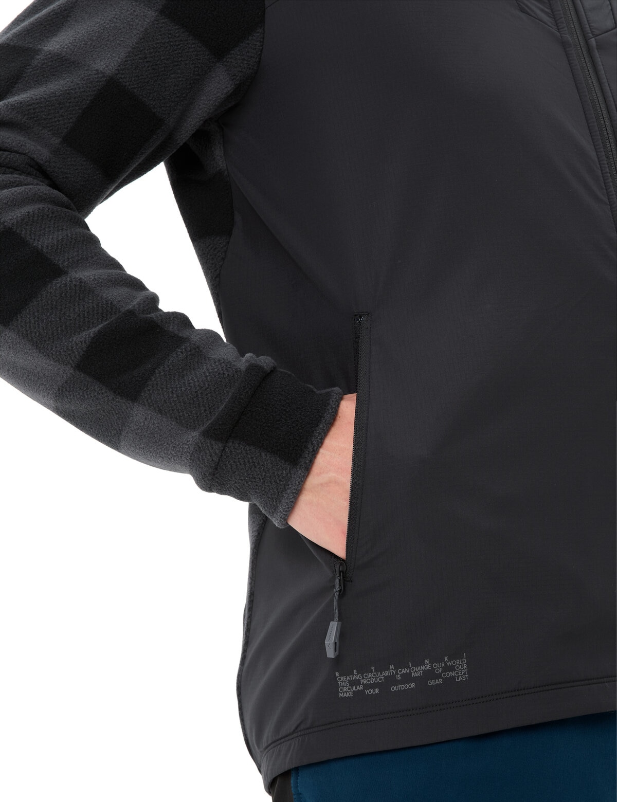 VAUDE Veste de vélo »MEN'S MINAKI MID JACKET II« für sportliche Aktivitäten im Radsport, aus wärmendem Fleecematerial