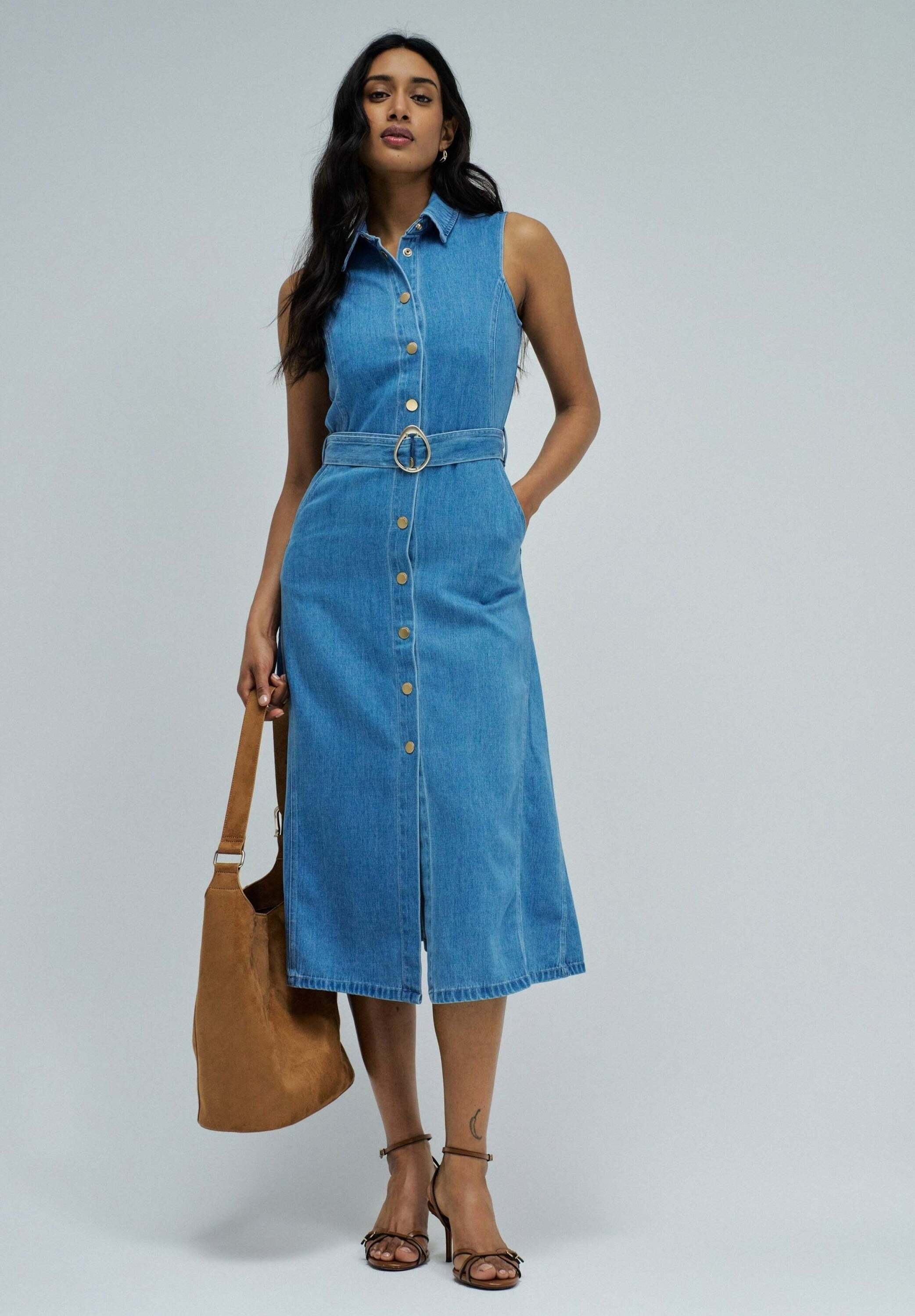 Salsa Midikleid »Salsa Jeans Midikleid Sleeveless Belt«