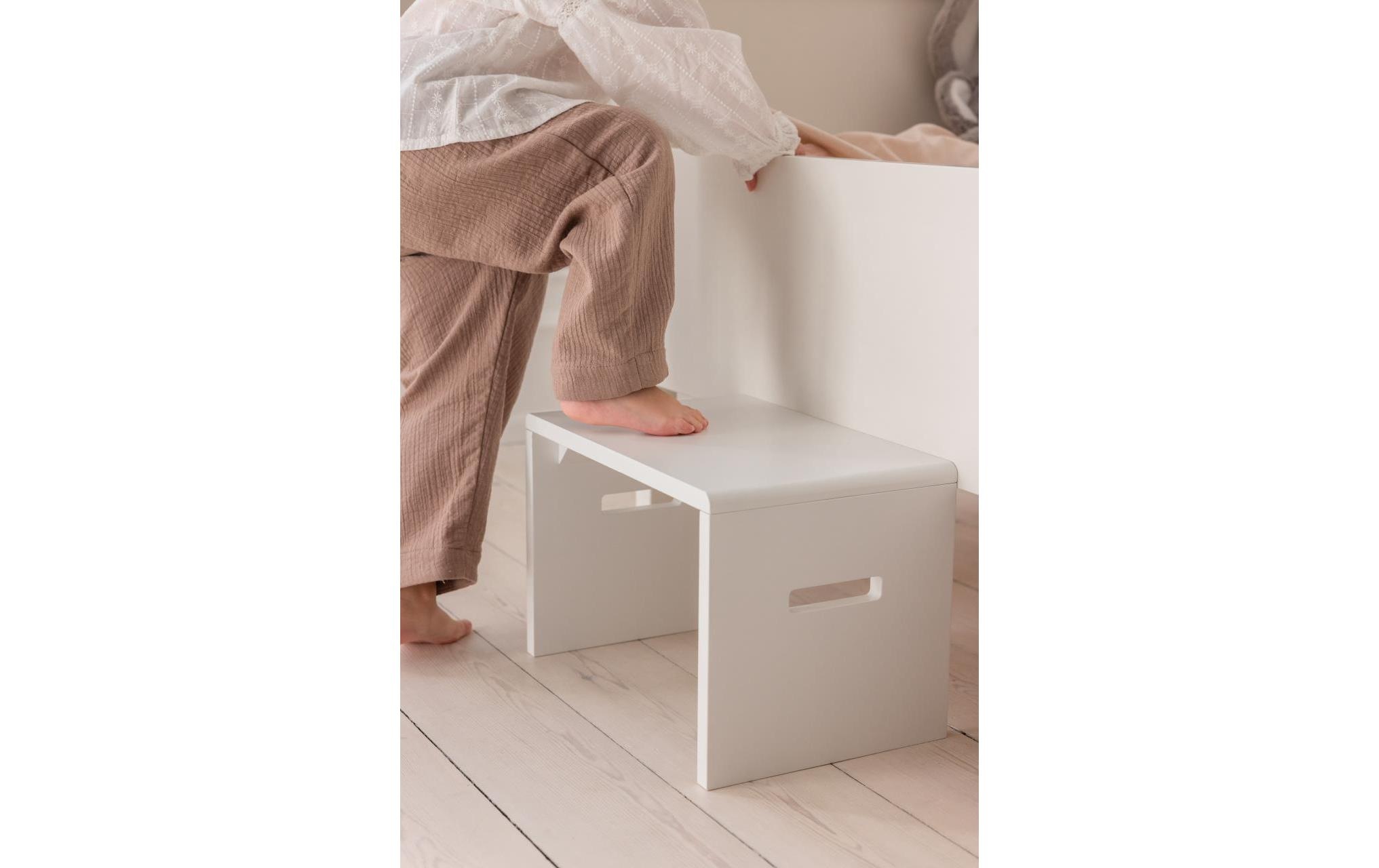   Tritthocker »sebra Schemel Weiss«