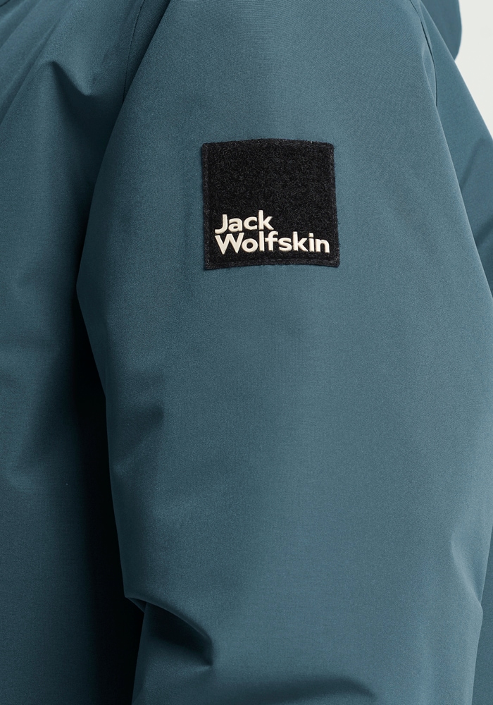 Jack Wolfskin Veste d'extérieur »TEEN INS JACKET K« avec capuche wasserdicht, atmungsaktiv, mit fest verbundener Kapuze, für Kinder